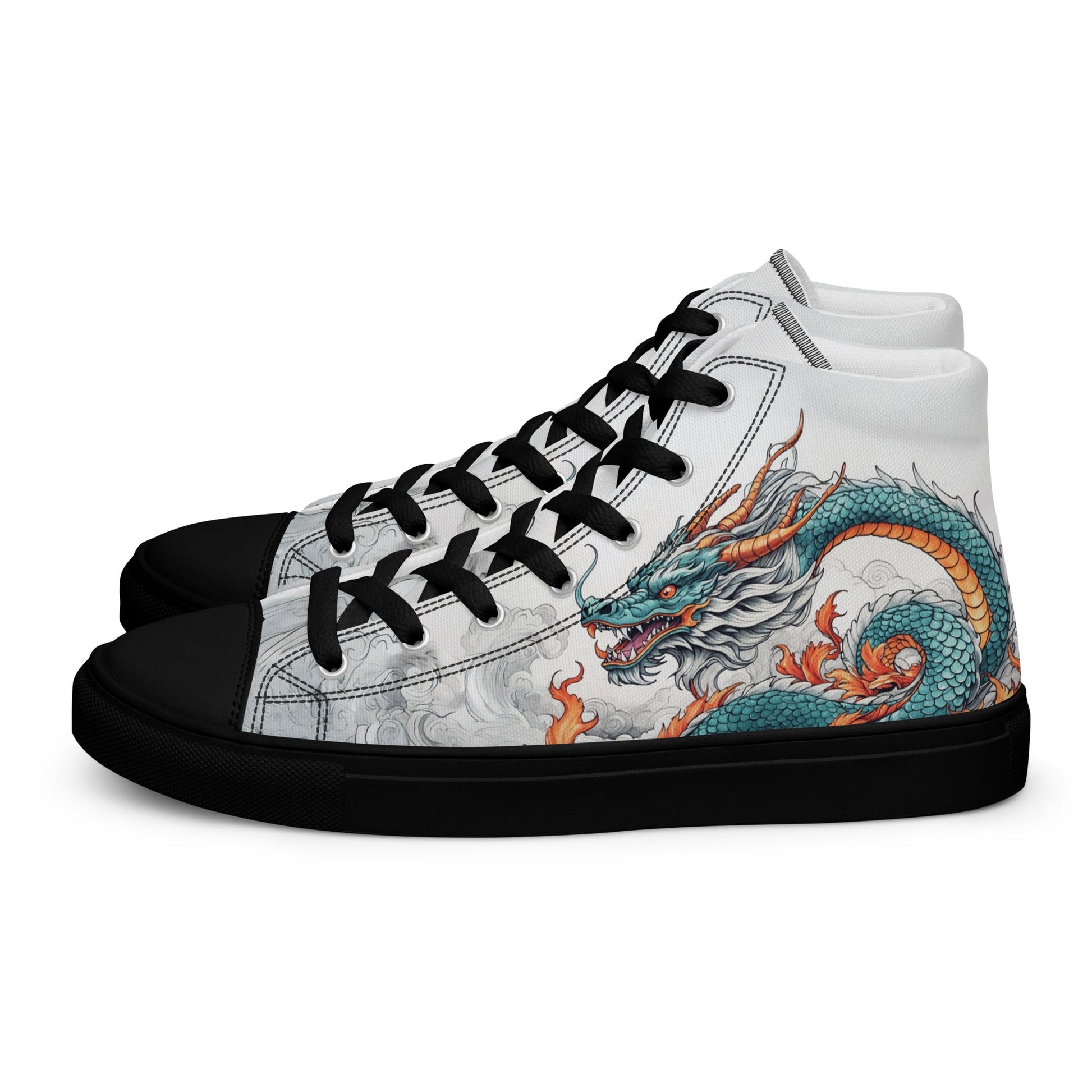 Dragon High Top Canvas Shoes - Shoes