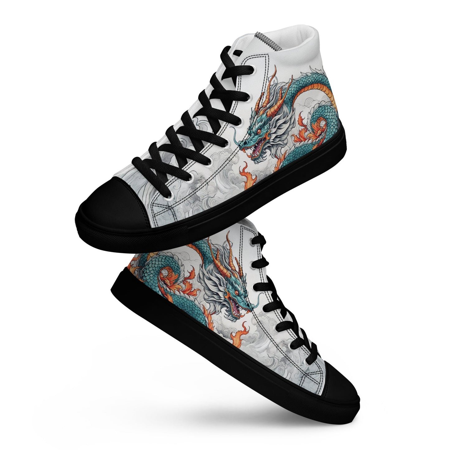 Dragon High Top Canvas Shoes - Shoes