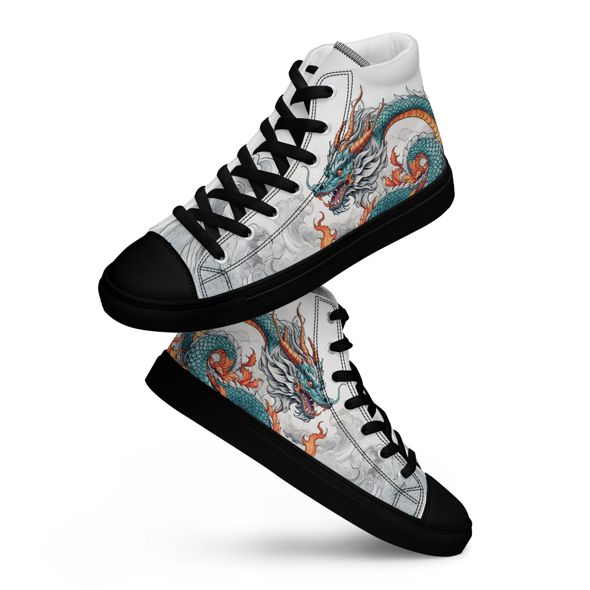 Dragon High Top Canvas Shoes - Shoes