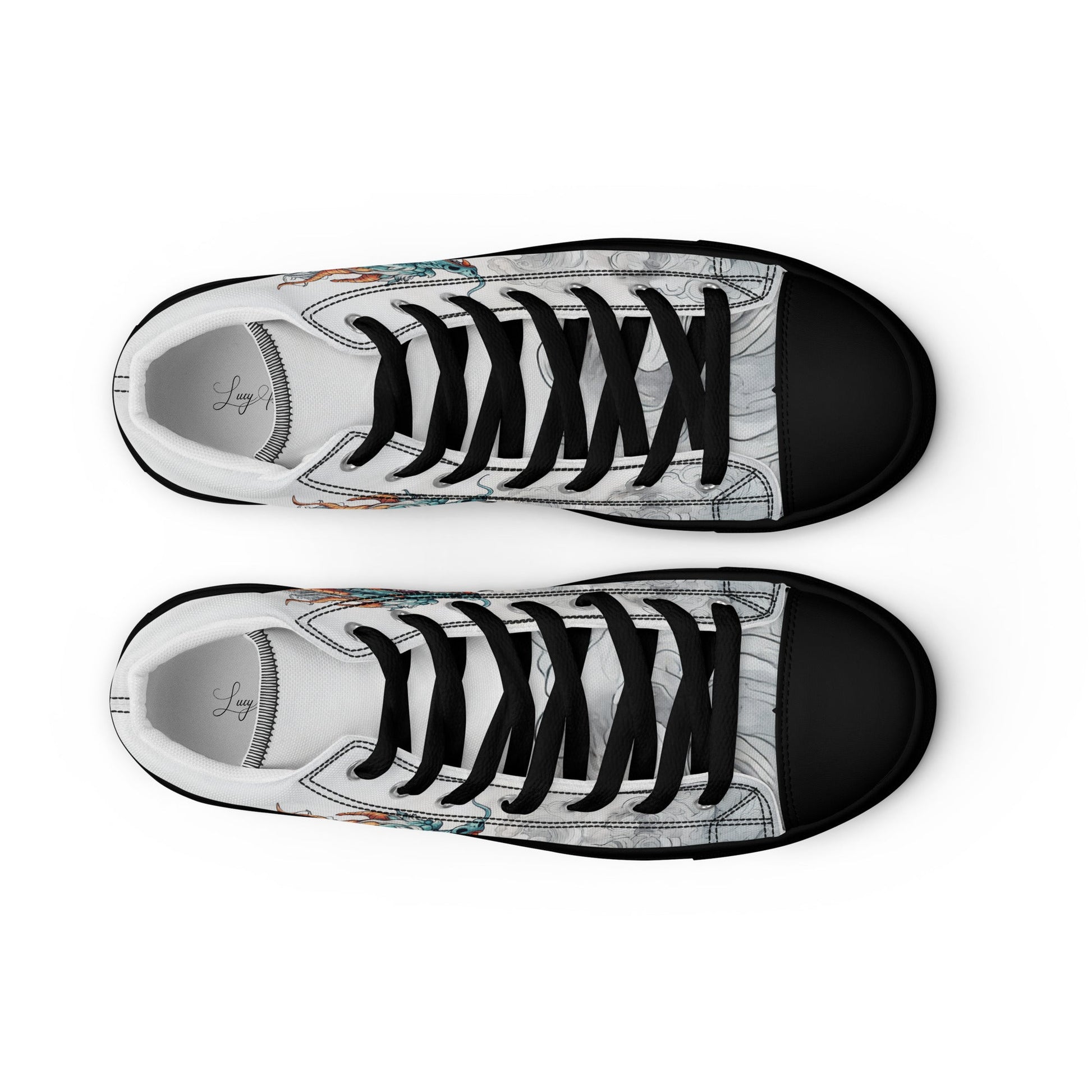 Dragon High Top Canvas Shoes - Shoes