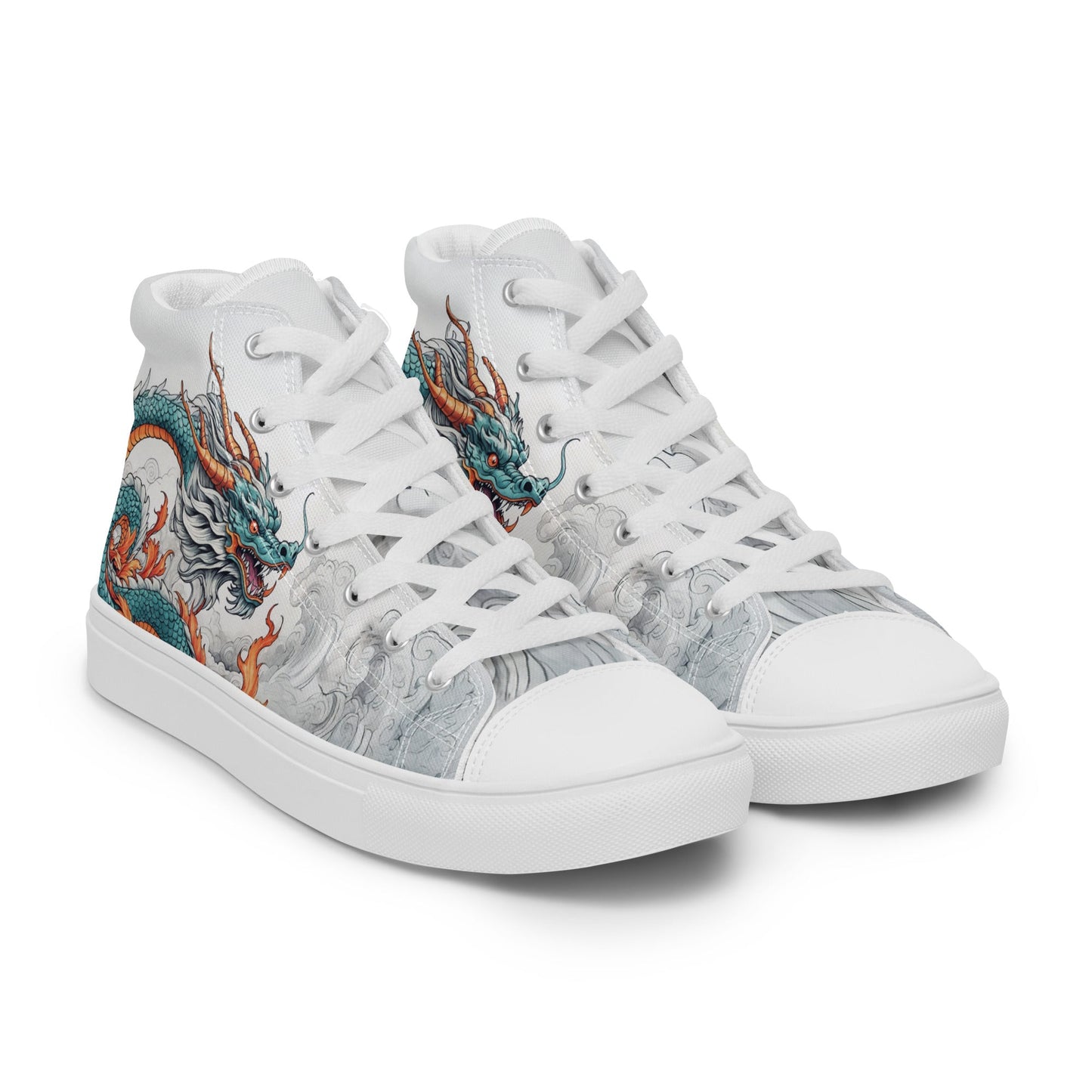 Dragon High Top Canvas Shoes - Shoes