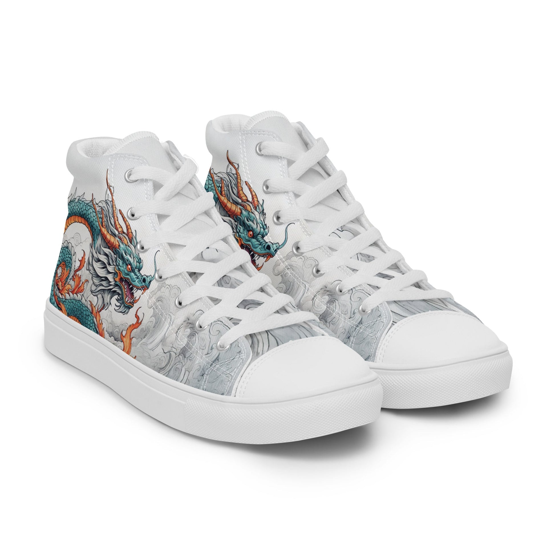 Dragon High Top Canvas Shoes - Shoes