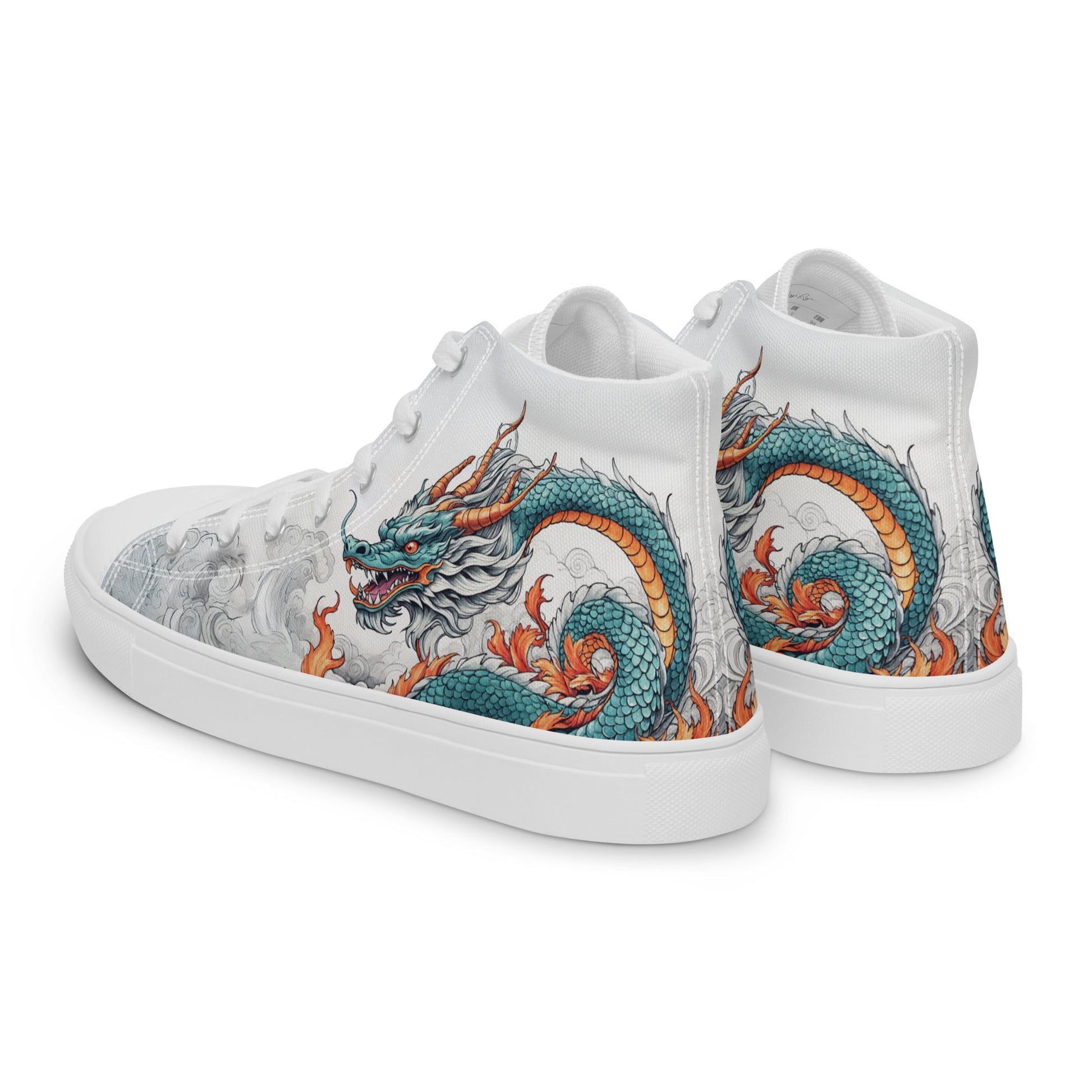 Dragon High Top Canvas Shoes - Shoes