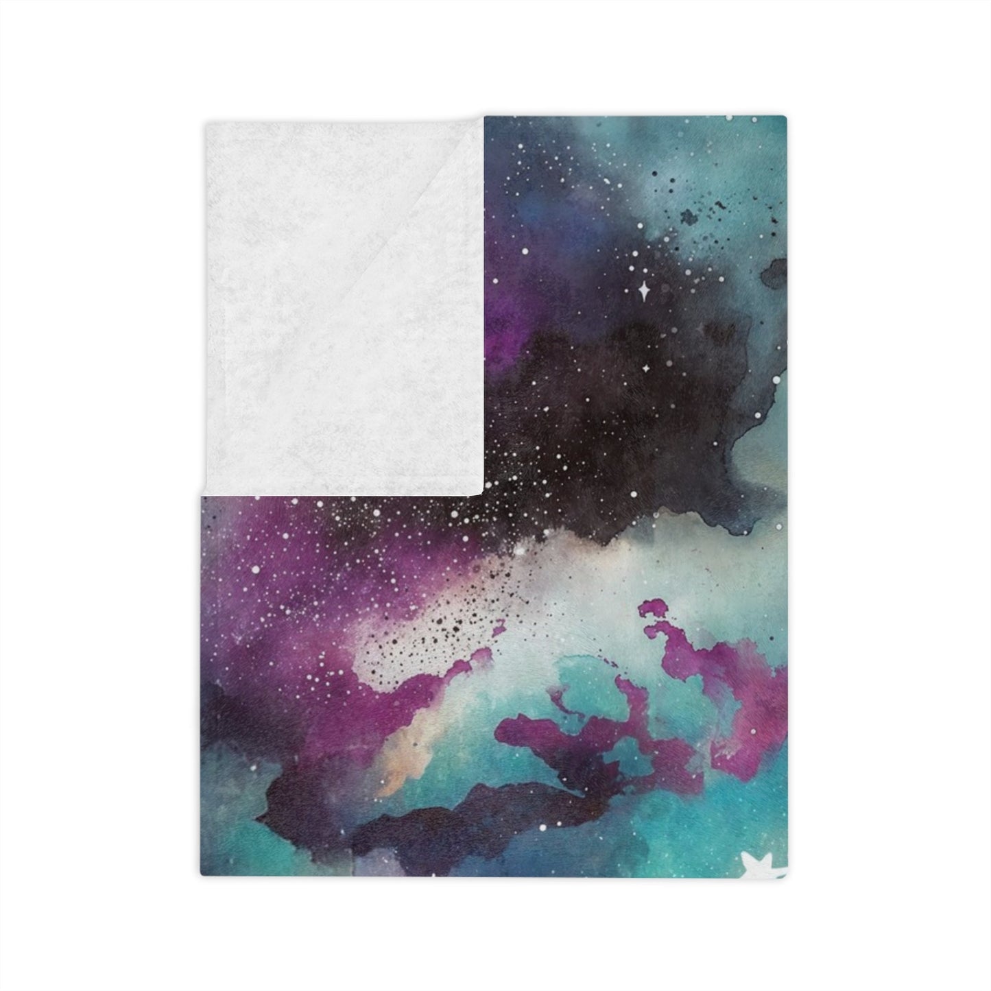 Fleece Blanket - Aquarius Zodiac Celestial Design - Home Decor