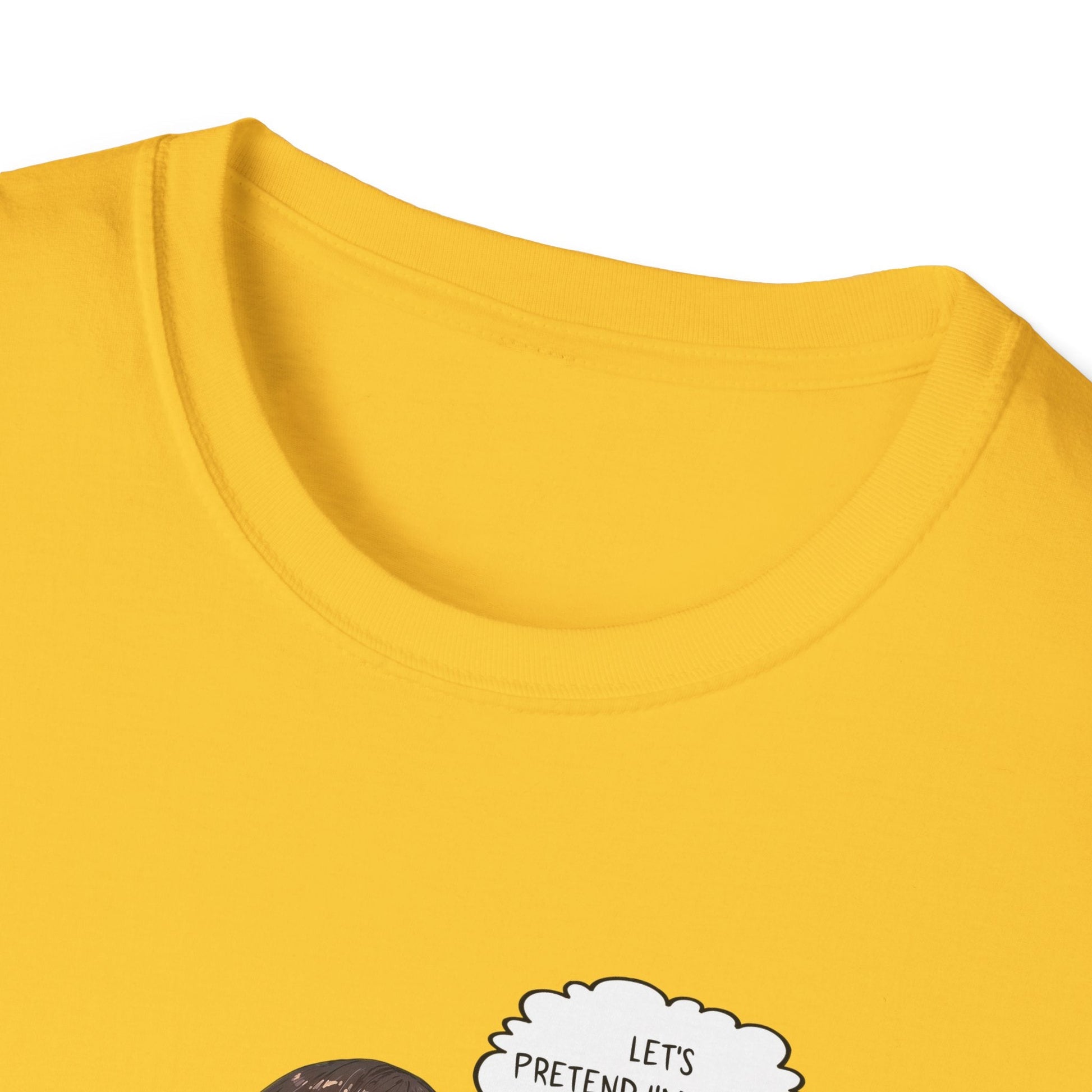 Graphic T-Shirt Let’s Pretend Speechbubble Comics Style - T-Shirt