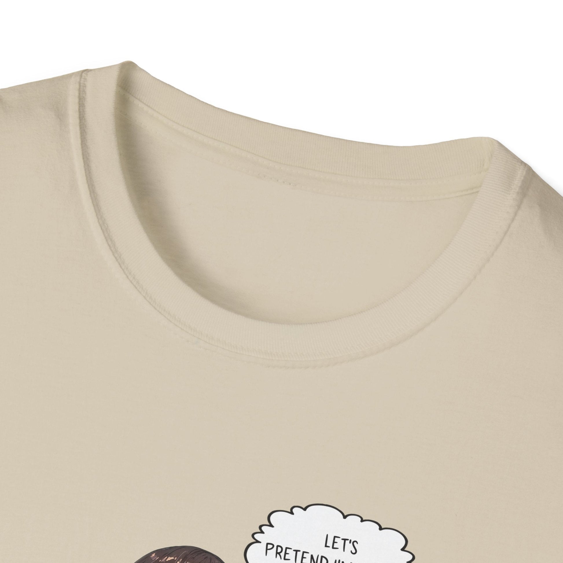 Graphic T-Shirt Let’s Pretend Speechbubble Comics Style - T-Shirt