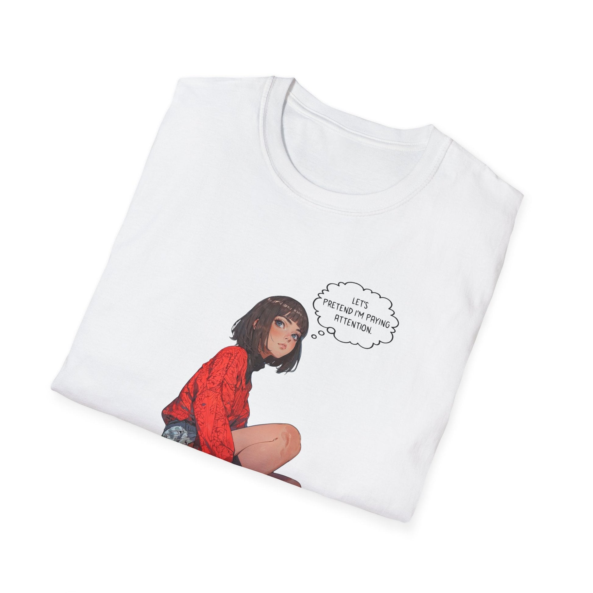 Graphic T-Shirt Let’s Pretend Speechbubble Comics Style - T-Shirt