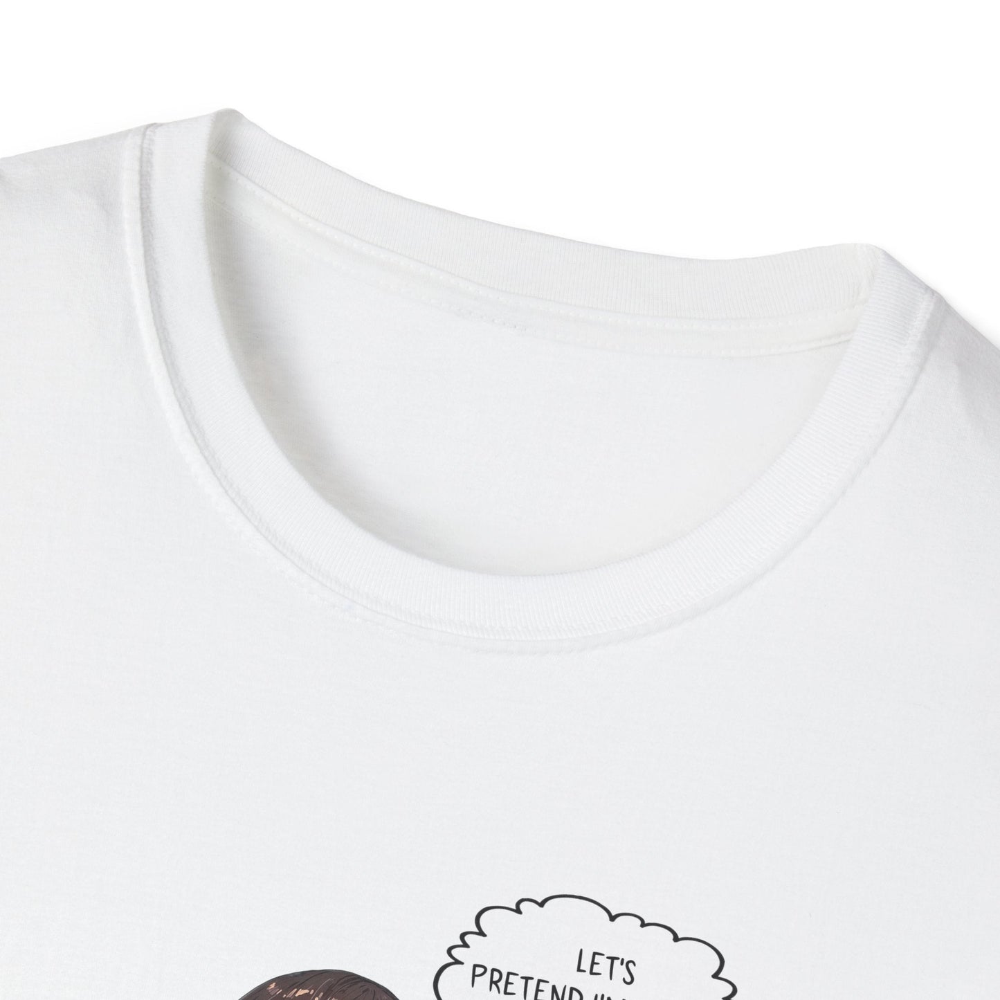 Graphic T-Shirt Let’s Pretend Speechbubble Comics Style - T-Shirt