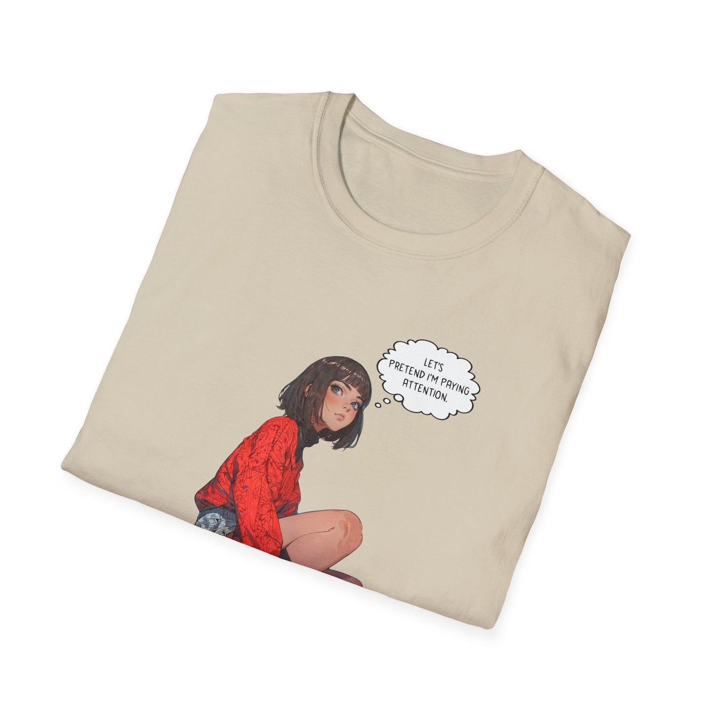 Graphic T-Shirt Let’s Pretend Speechbubble Comics Style - T-Shirt