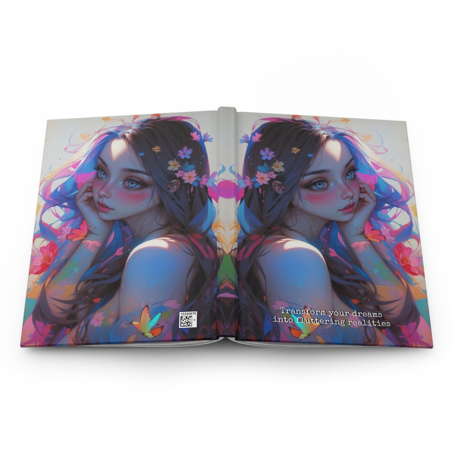 Hardcover Journal Matte - Anime Fantasy A5 format - Journal - Paper products