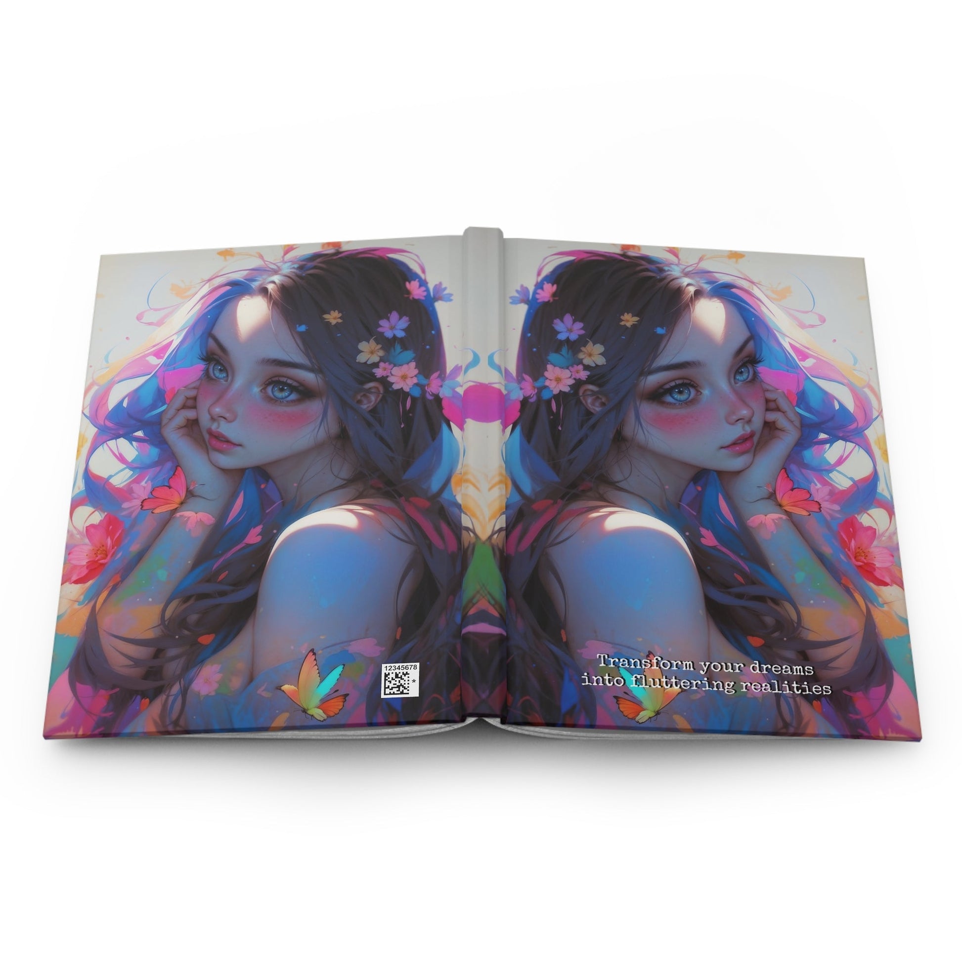 Hardcover Journal Matte - Anime Fantasy A5 format - Journal - Paper products