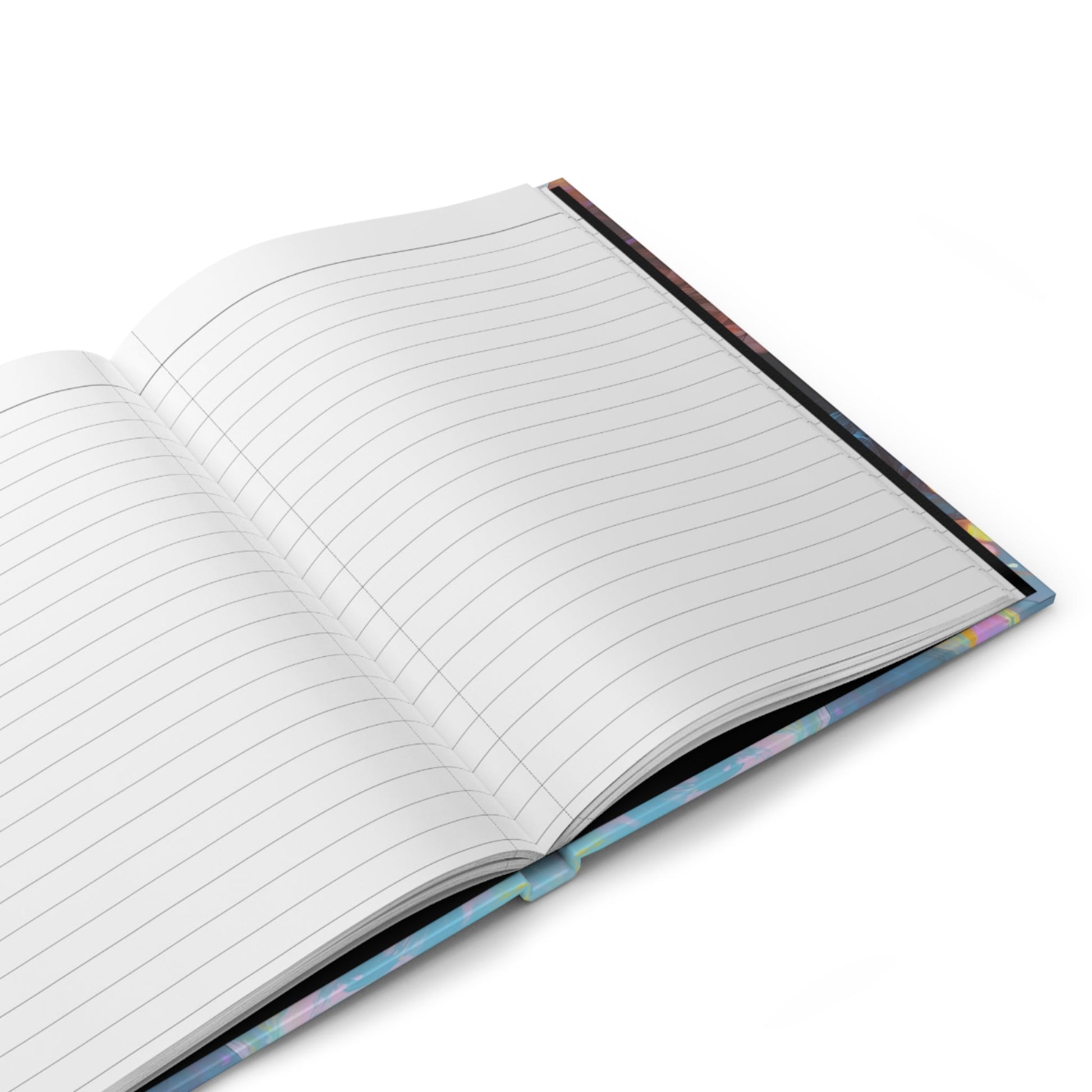Hardcover Journal Matte - Expressive Portrait of a Woman A5 - Journal - Paper products