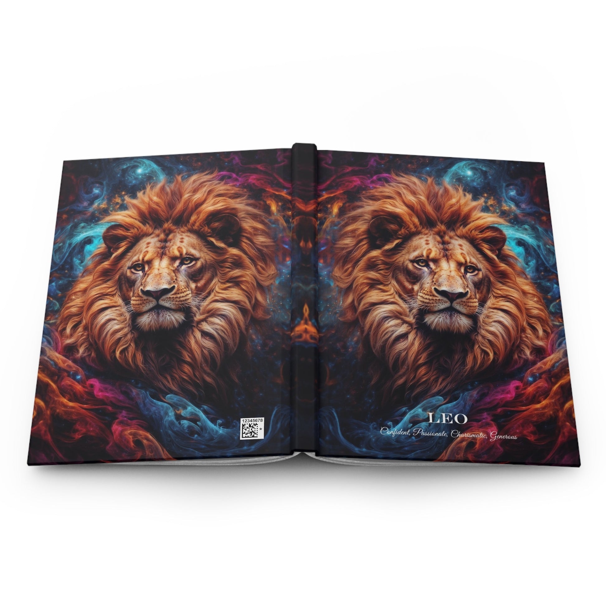 Hardcover Journal Matte - Leo Zodiac Sign Astrology Diary Notebook A5 - Journal - Paper products