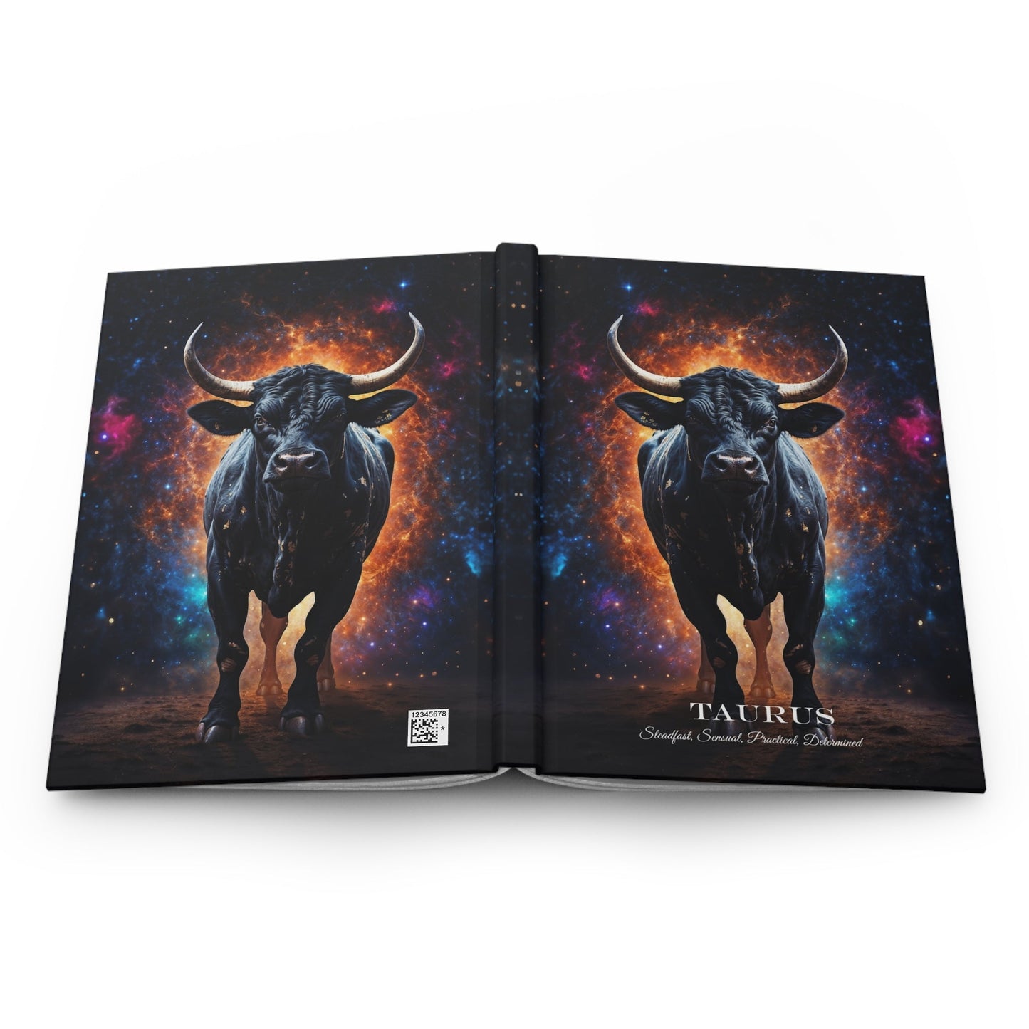 Hardcover Journal Matte - Taurus Zodiac Sign A5 - Journal - Paper products