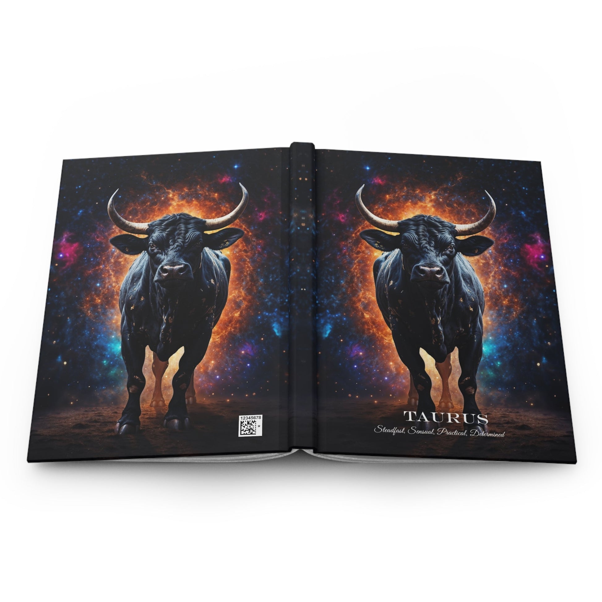 Hardcover Journal Matte - Taurus Zodiac Sign A5 - Journal - Paper products