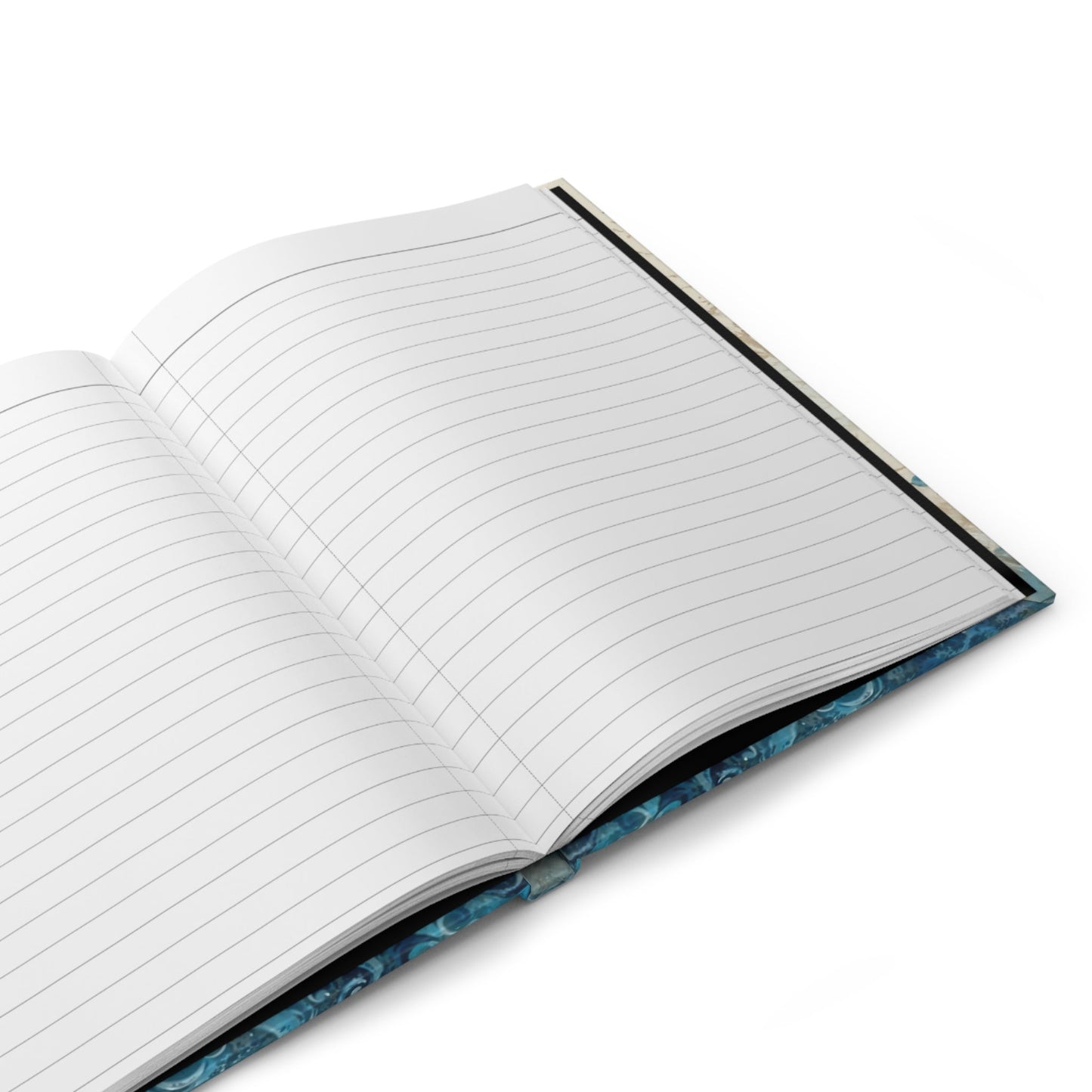 Hardcover Journal Matte - Waves and Whiskers A5 - Journal - Paper products