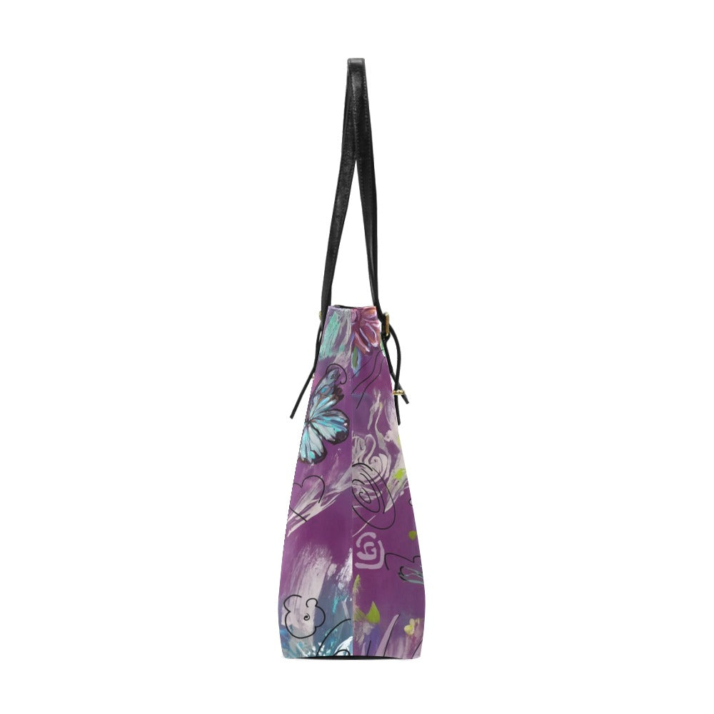 High-grade PU leather Tote Bag- Body Positive Bag - One Size - Tote bags