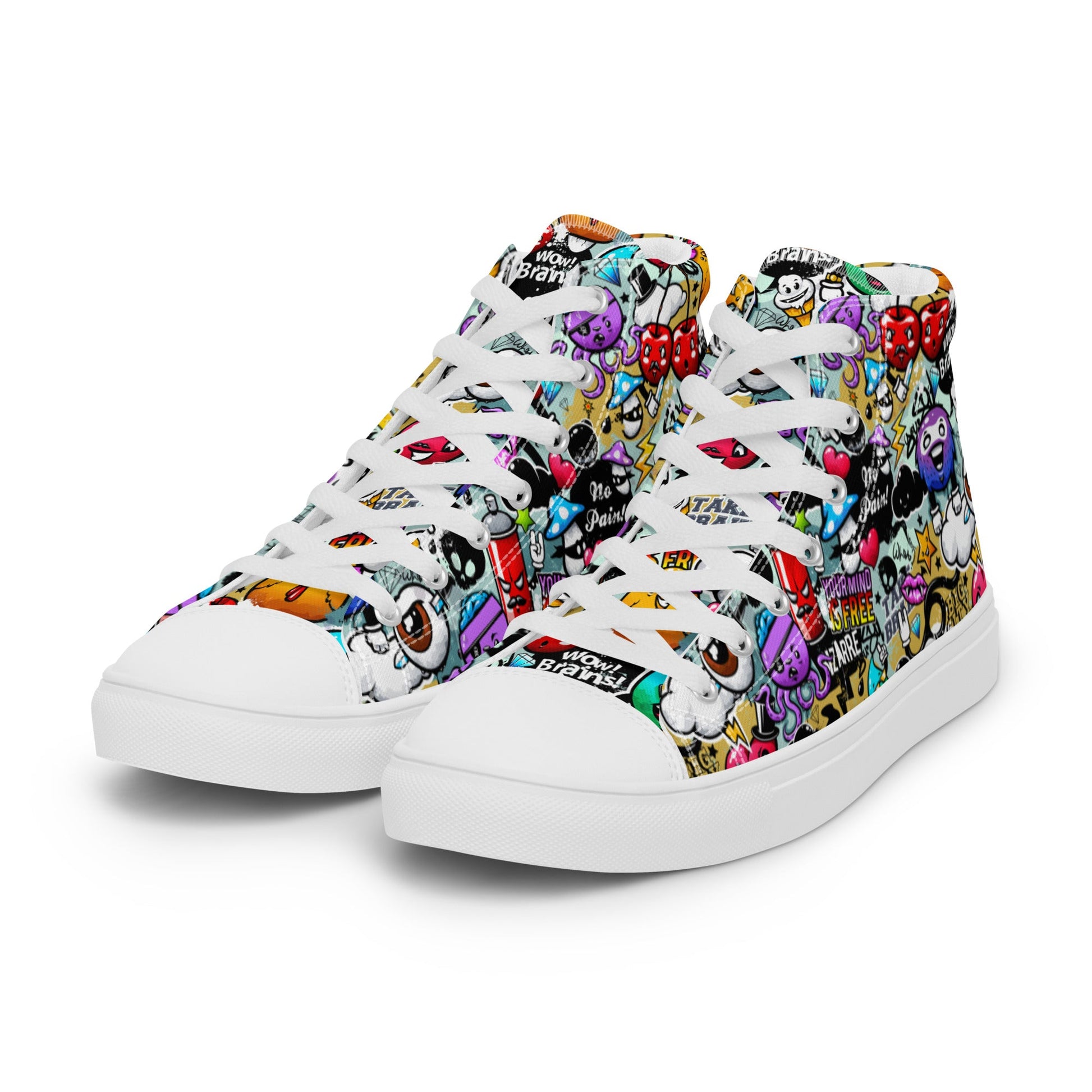 High top canvas shoes - Grafitti - Shoes