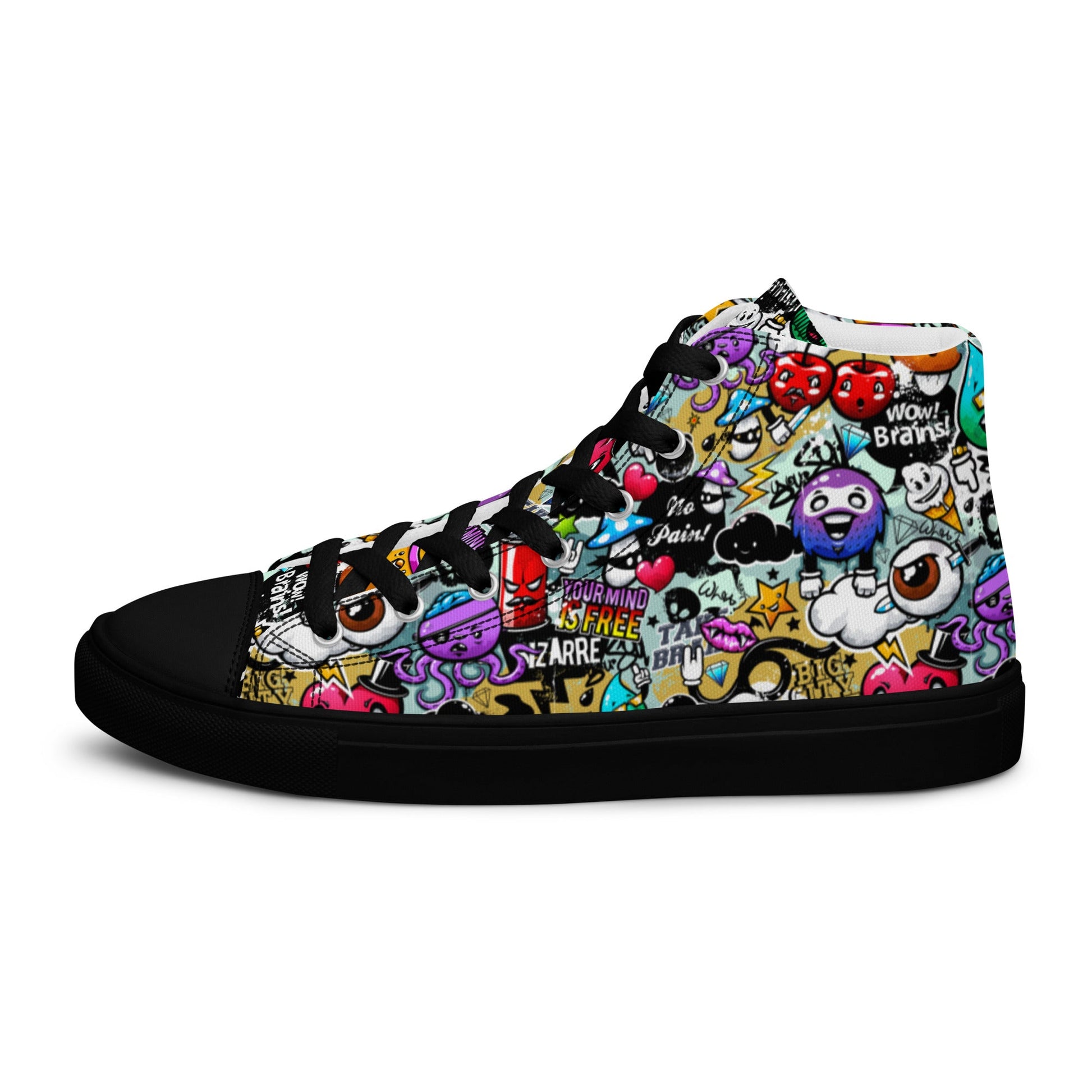 High top canvas shoes - Grafitti - Shoes