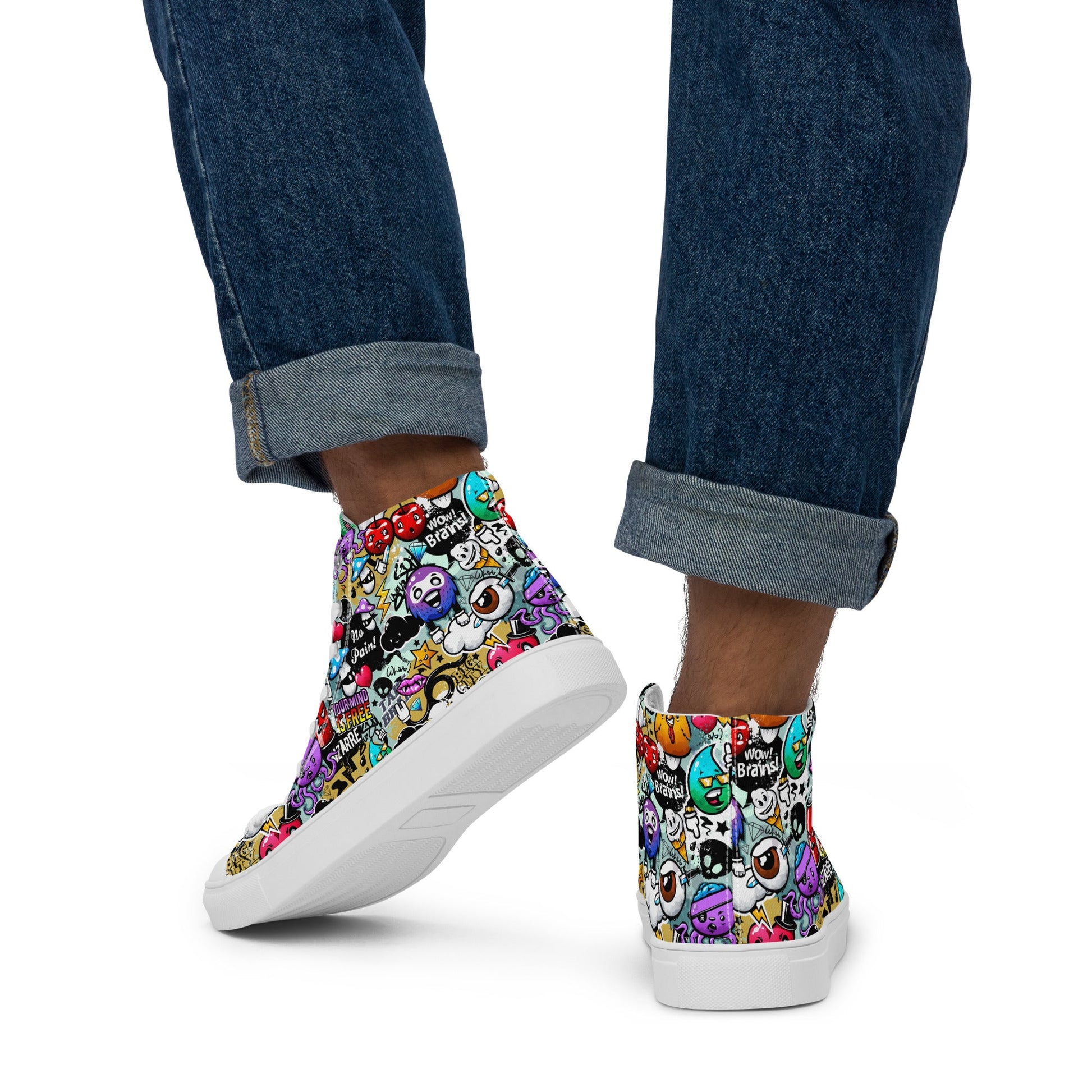 High top canvas shoes - Grafitti - Shoes