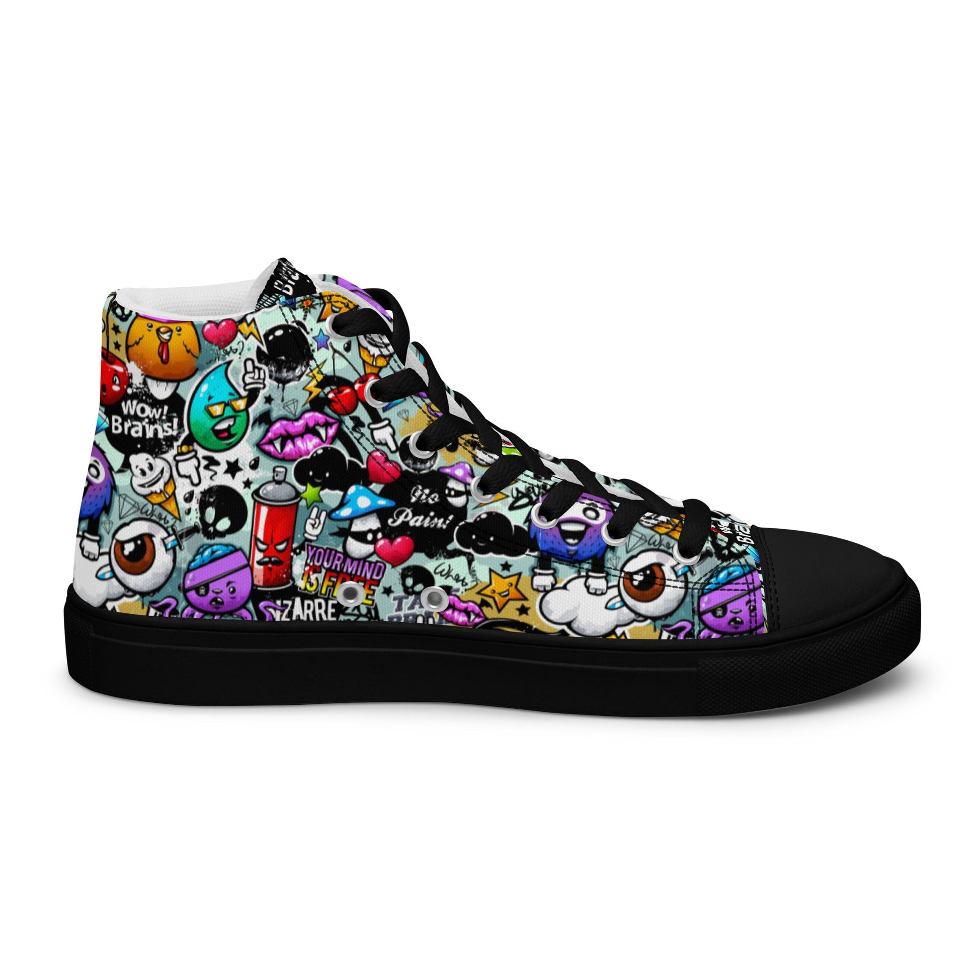 High top canvas shoes - Grafitti - Shoes
