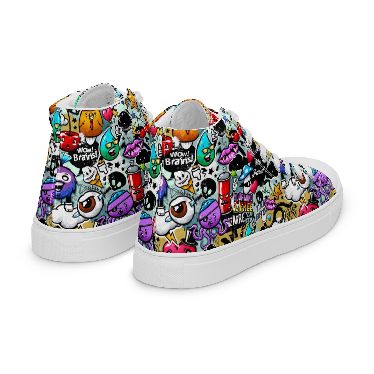 High top canvas shoes - Grafitti - Shoes