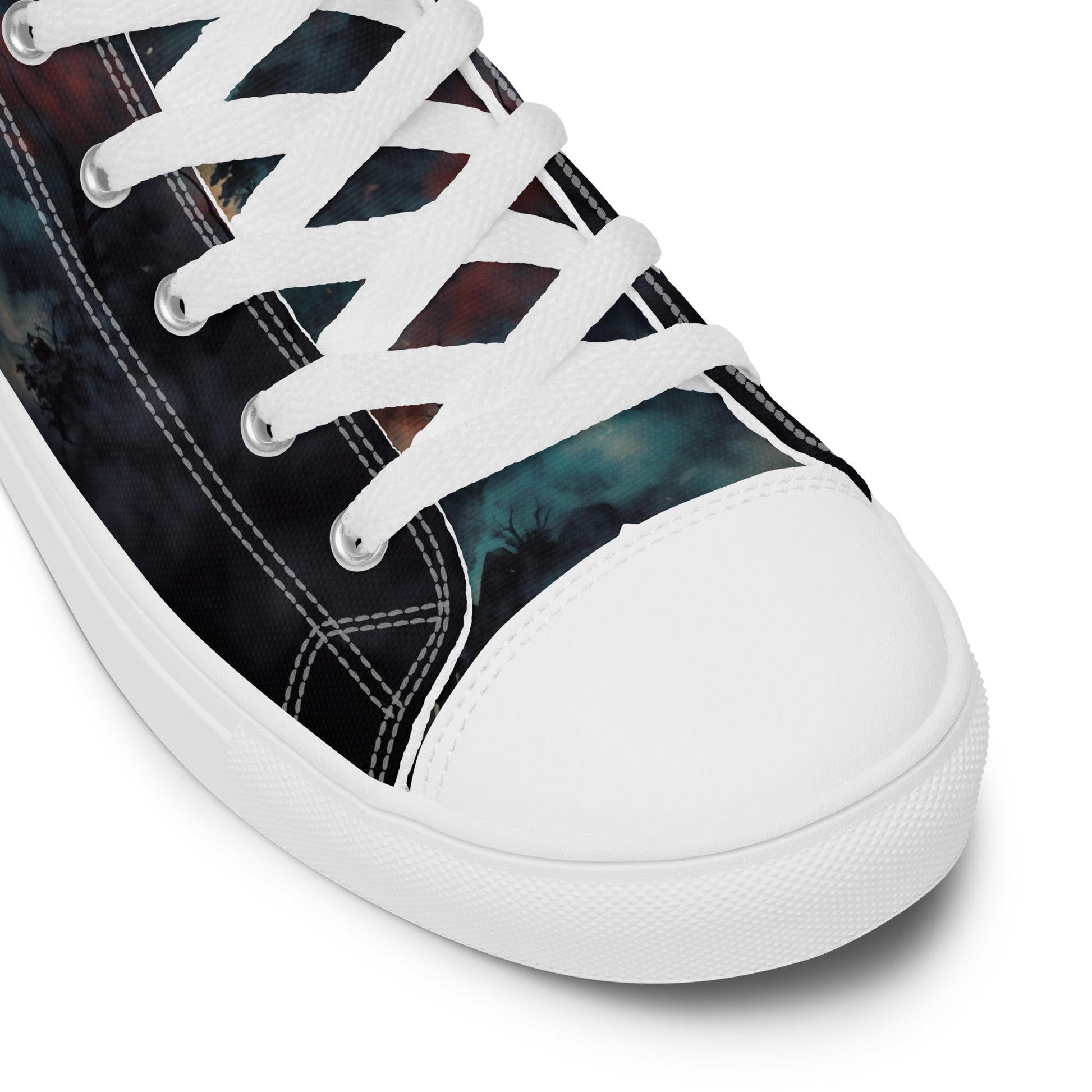 High Top Canvas Shoes- Samurai Spirit - Shoes