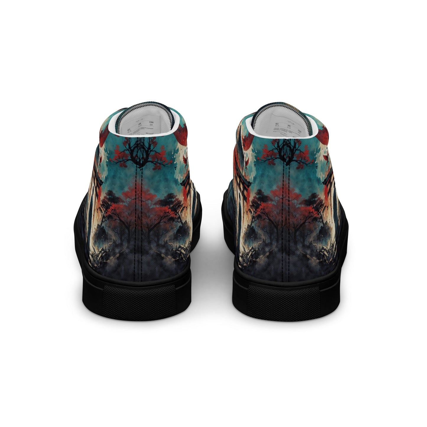 High Top Canvas Shoes- Samurai Spirit - Shoes