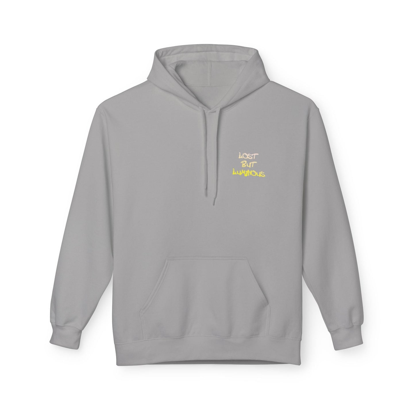 Hoodie with Cute Kitten in Rainy City Night Illustration - S / Cement - Hoodie
