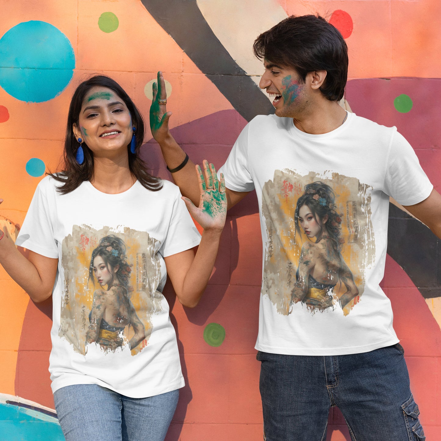 Unisex t-shirt - Samurai Bloom