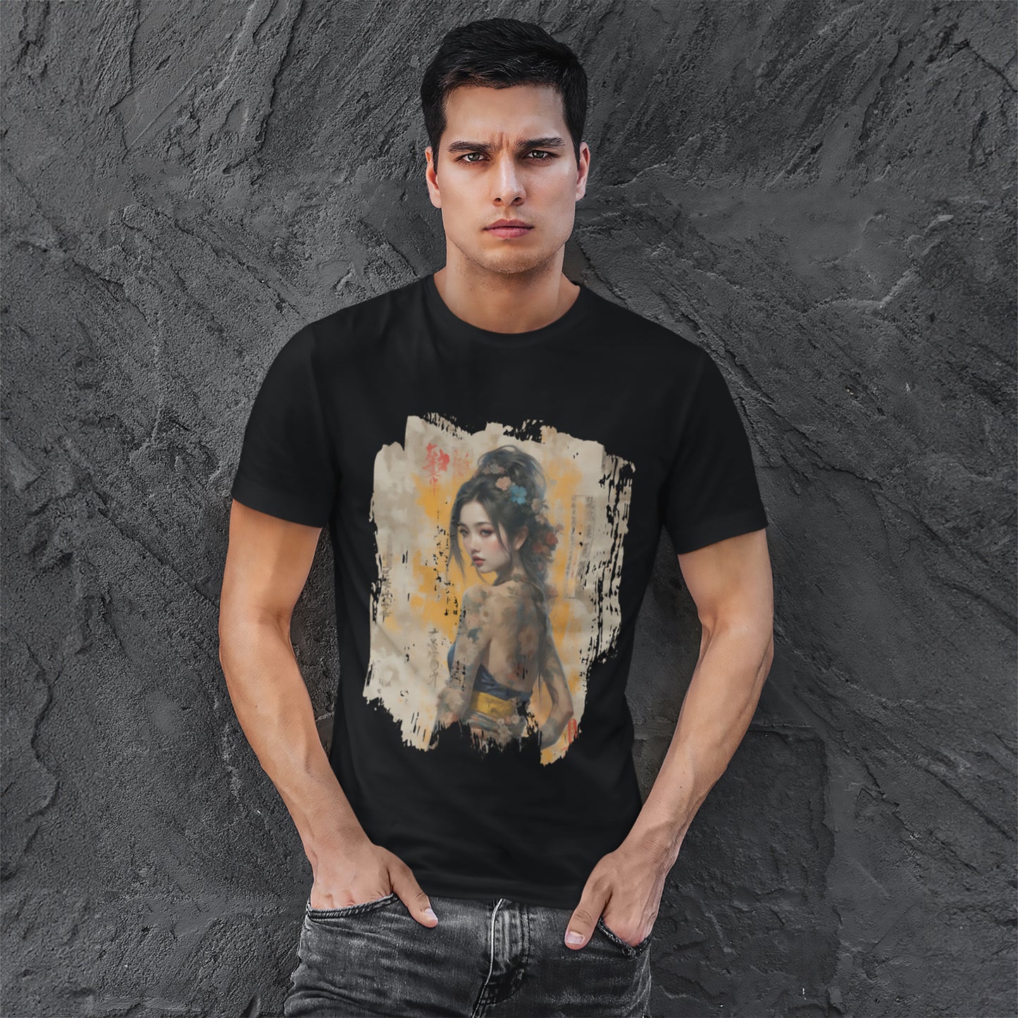 Unisex t-shirt - Samurai Bloom
