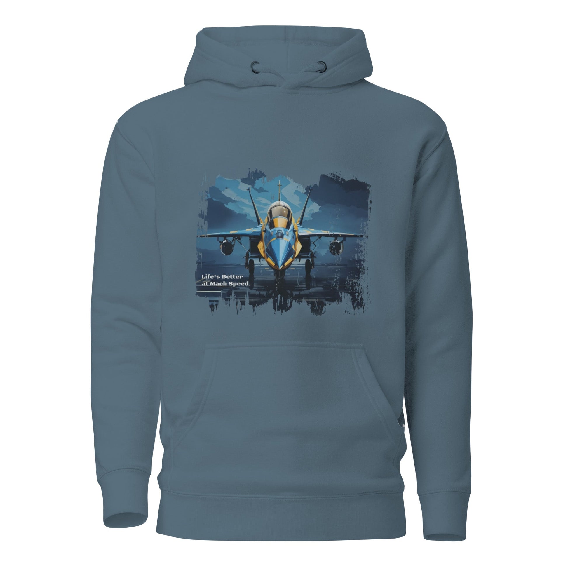 King Hooded Sweatshirt - Jet Plane Runway - Hoodie