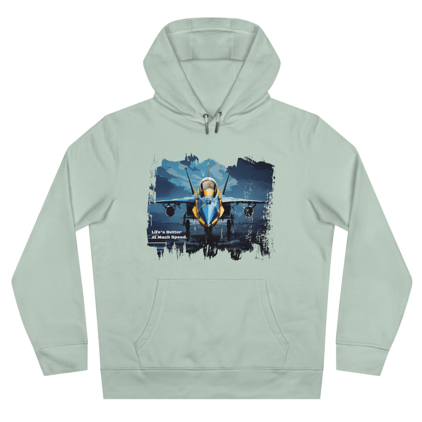 King Hooded Sweatshirt - Jet Plane Runway - Hoodie