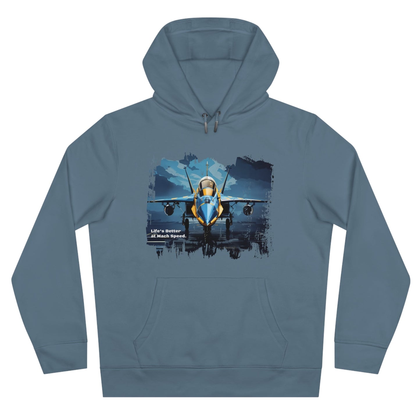 King Hooded Sweatshirt - Jet Plane Runway - Hoodie