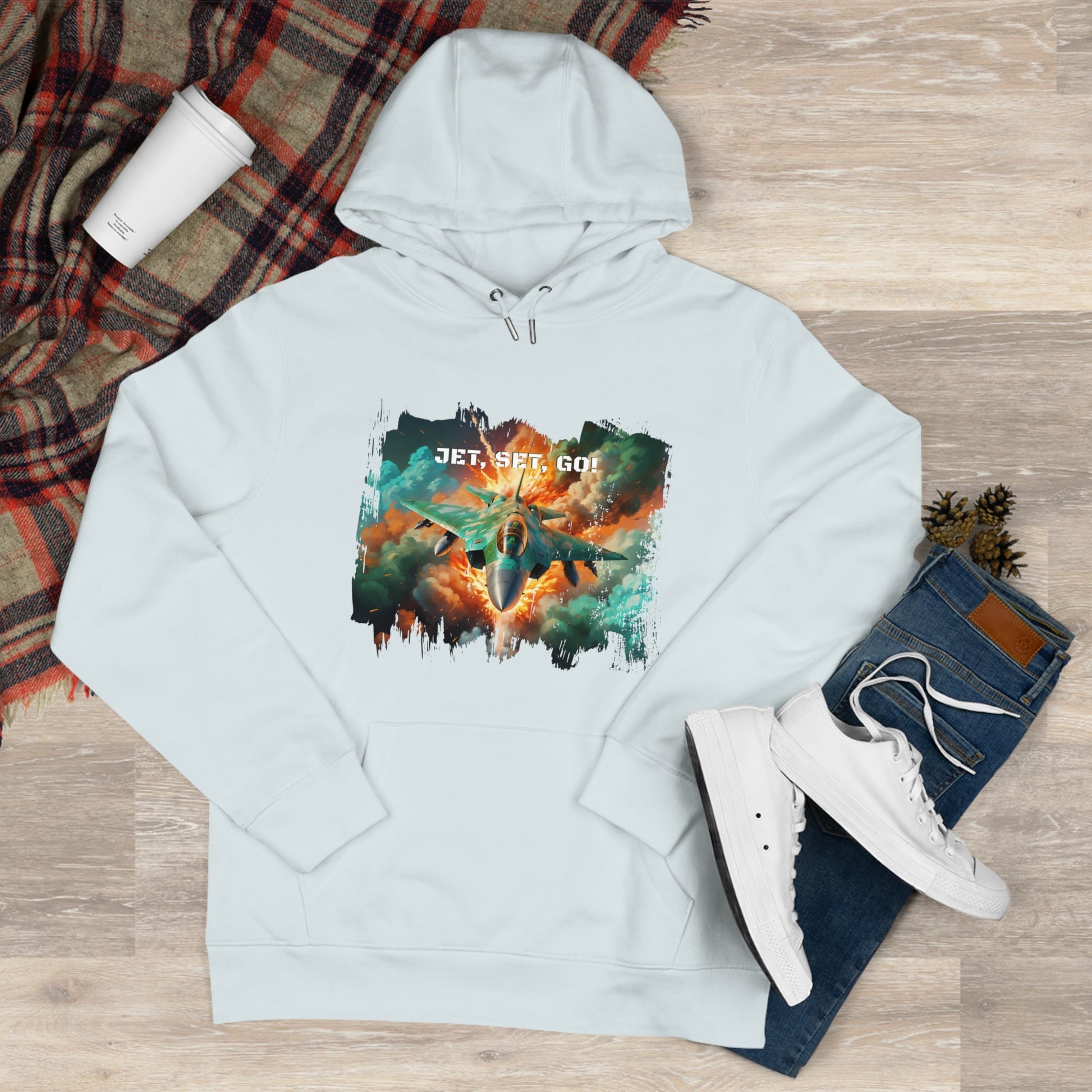 King Hooded Sweatshirt - Jet Set,Go! - Hoodie