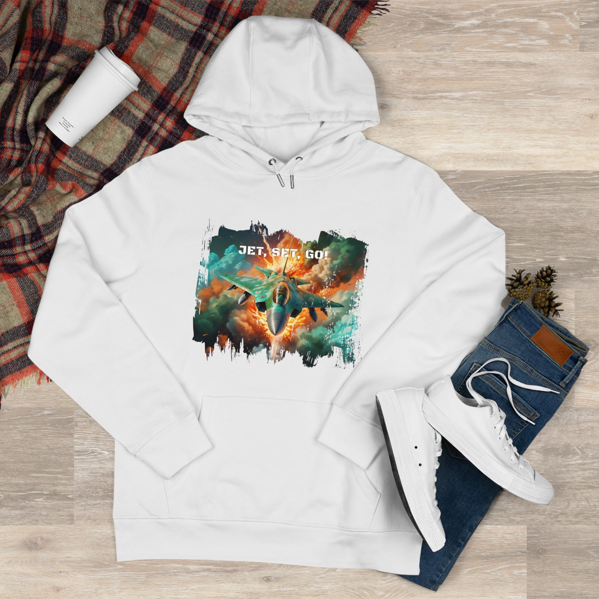 King Hooded Sweatshirt - Jet Set,Go! - Hoodie