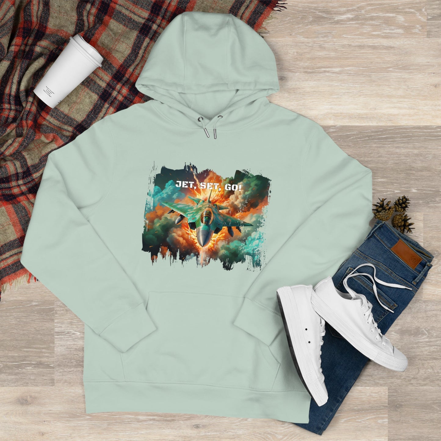 King Hooded Sweatshirt - Jet Set,Go! - Hoodie