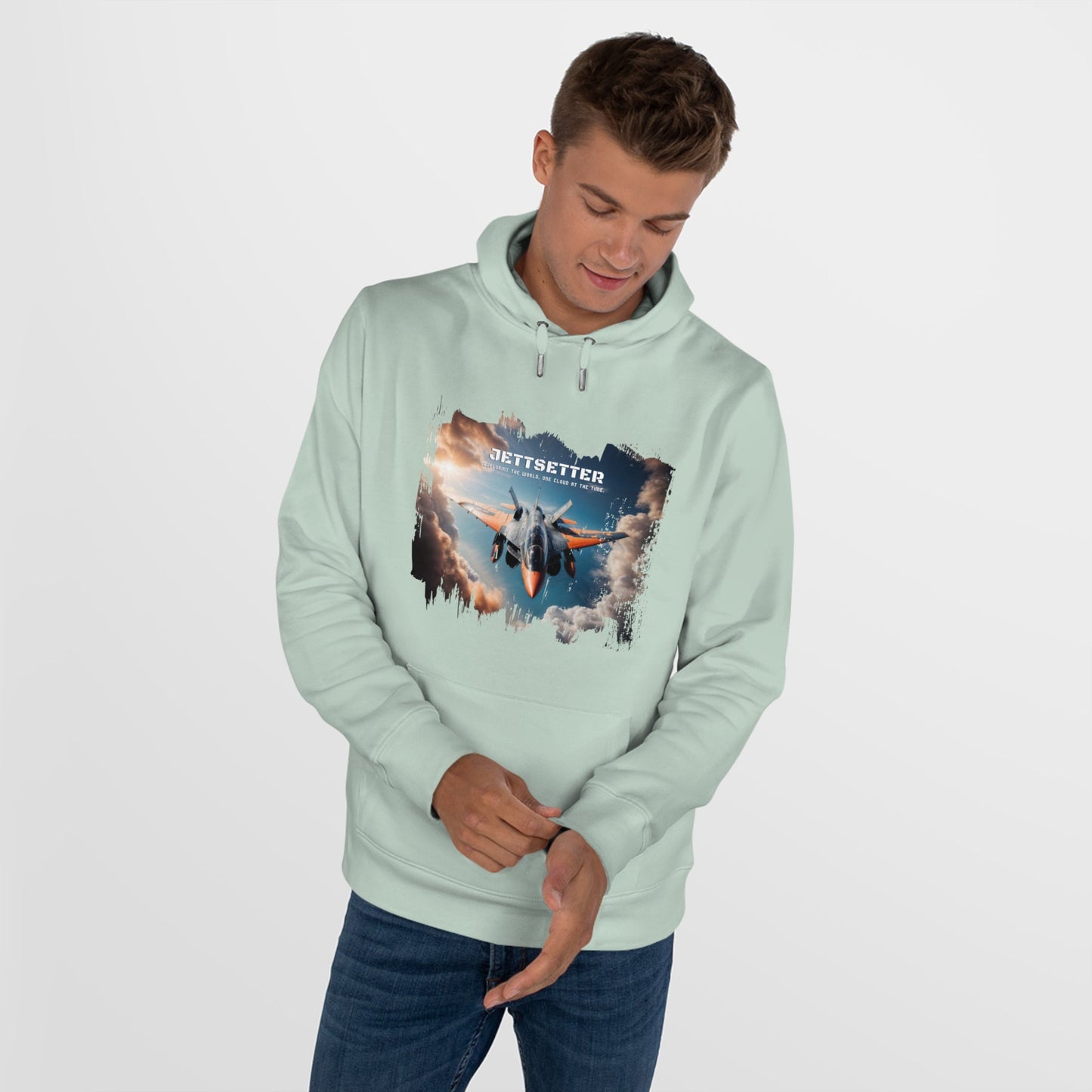 King Hooded Sweatshirt - Jetsetter - Aqua Green / XS - Hoodie