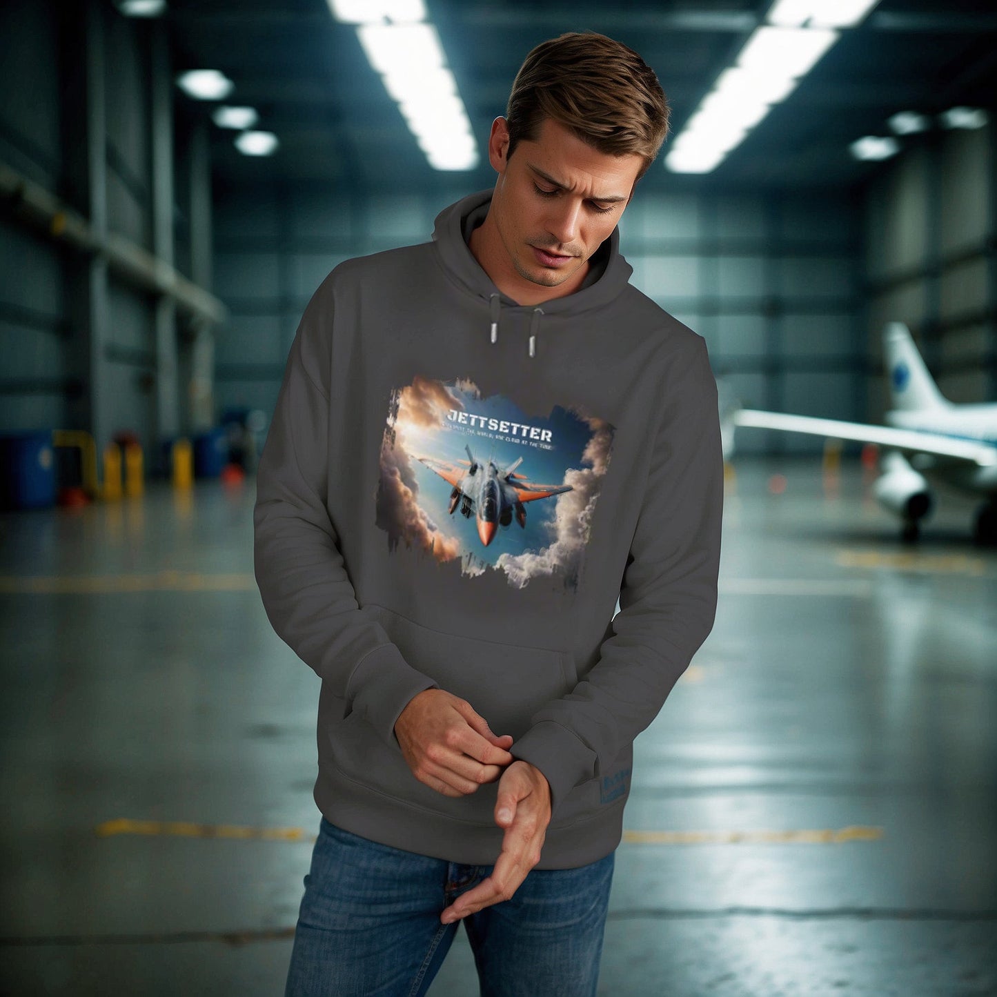 King Hooded Sweatshirt - Jetsetter - Hoodie