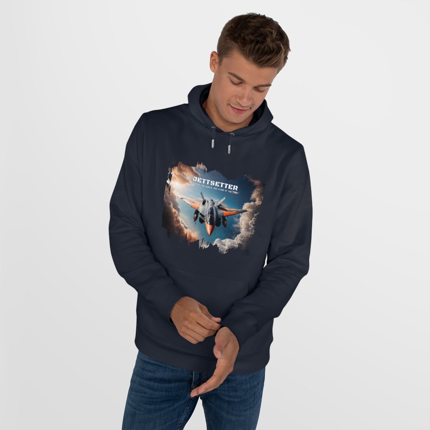 King Hooded Sweatshirt - Jetsetter - Navy / XS - Hoodie