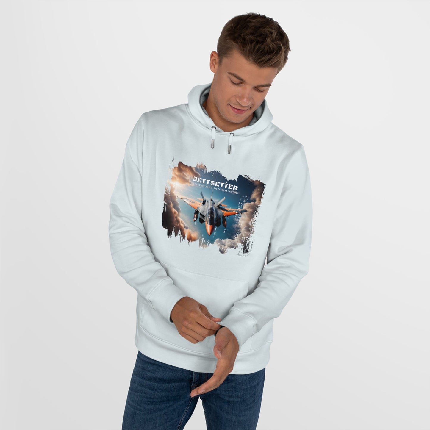 King Hooded Sweatshirt - Jetsetter - Pure Sky / XS - Hoodie