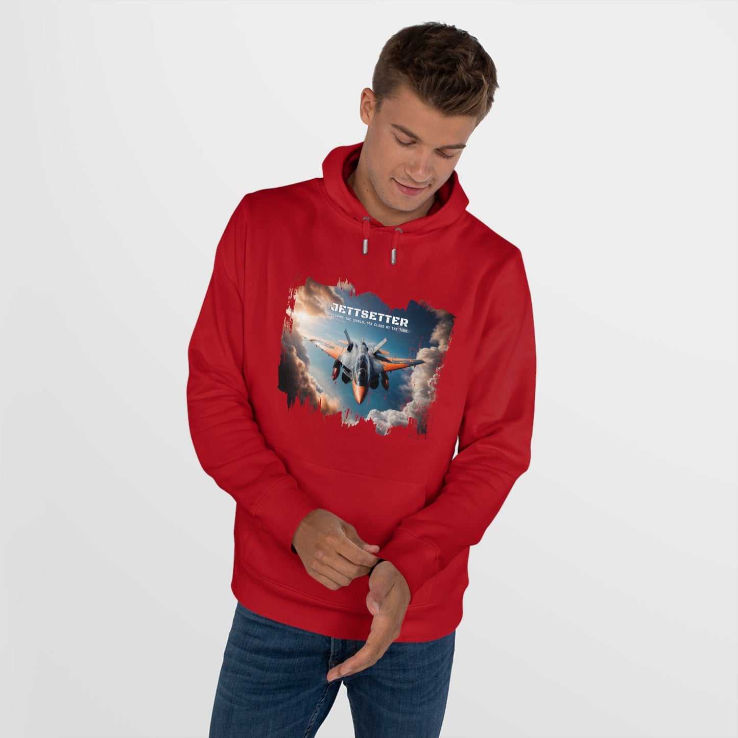 King Hooded Sweatshirt - Jetsetter - Red / XS - Hoodie