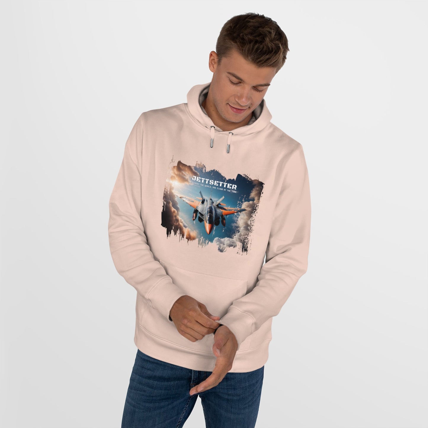King Hooded Sweatshirt - Jetsetter - Soft Rose / XS - Hoodie