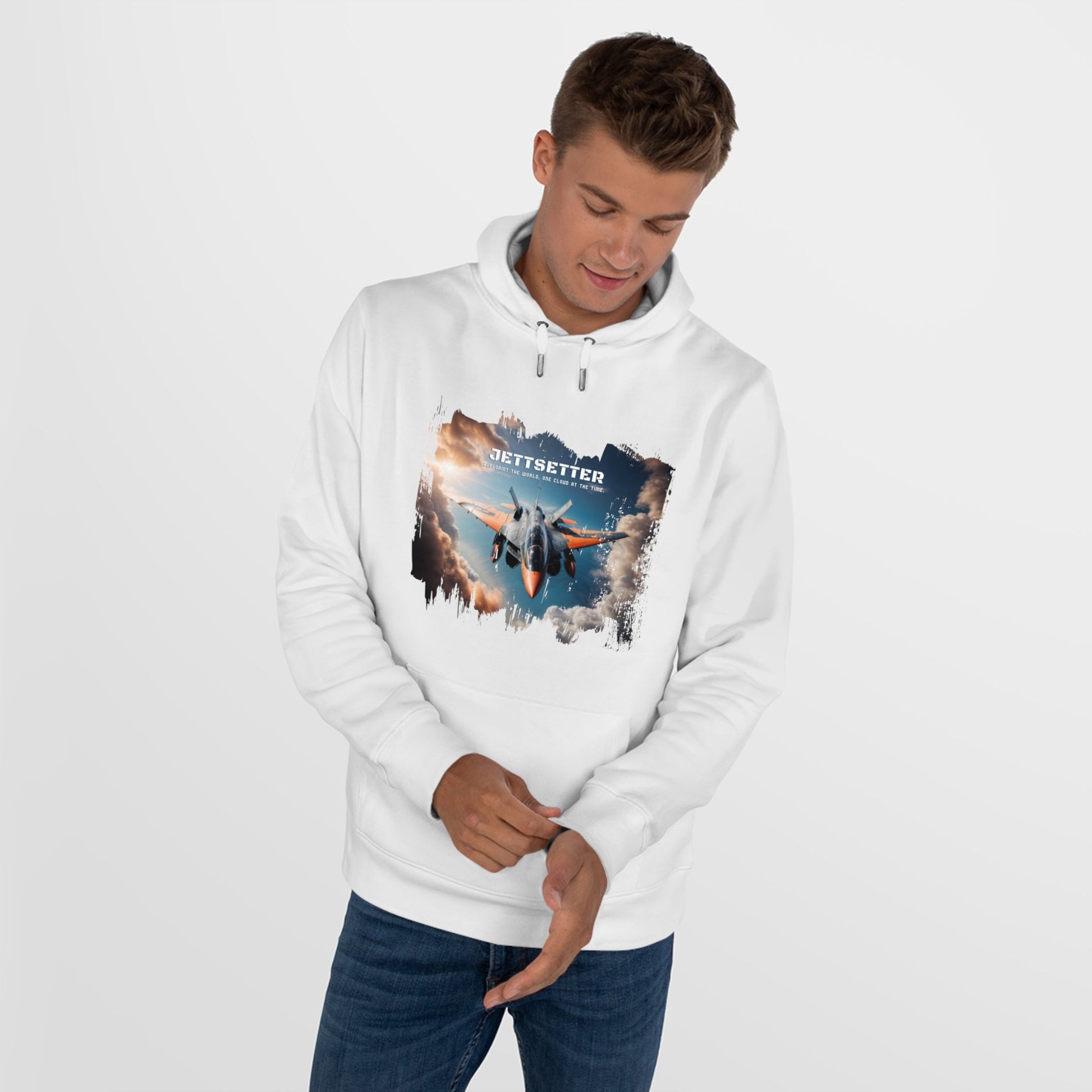 King Hooded Sweatshirt - Jetsetter - White / XS - Hoodie