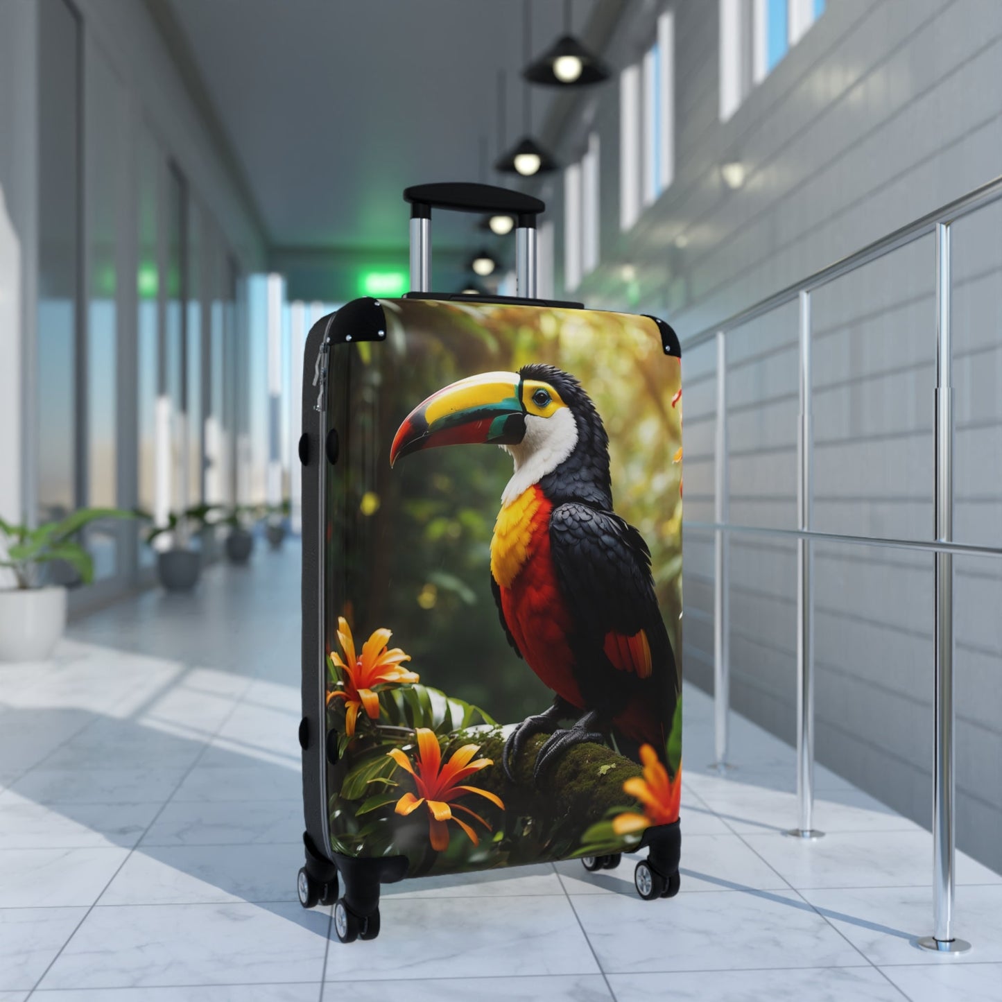Luggage Suitcase - Tropical Toucan - Bags