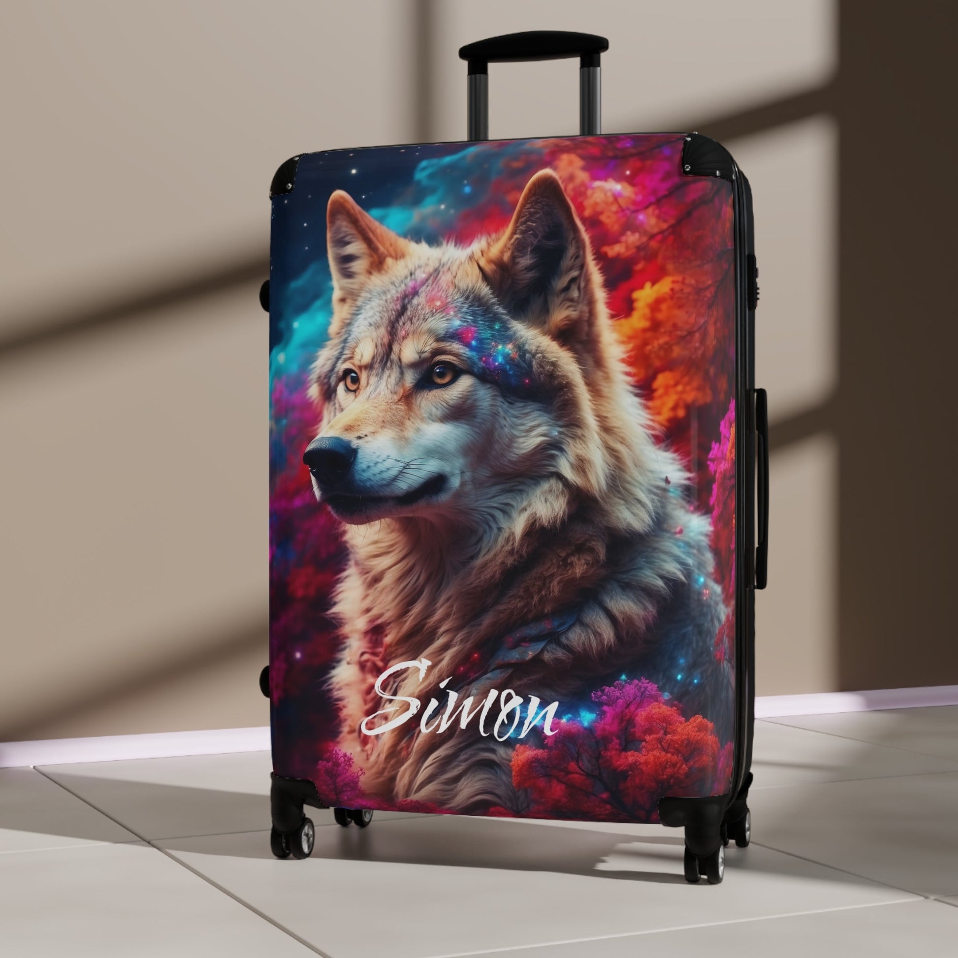 Majestic Wolf Galaxy Design - Bags