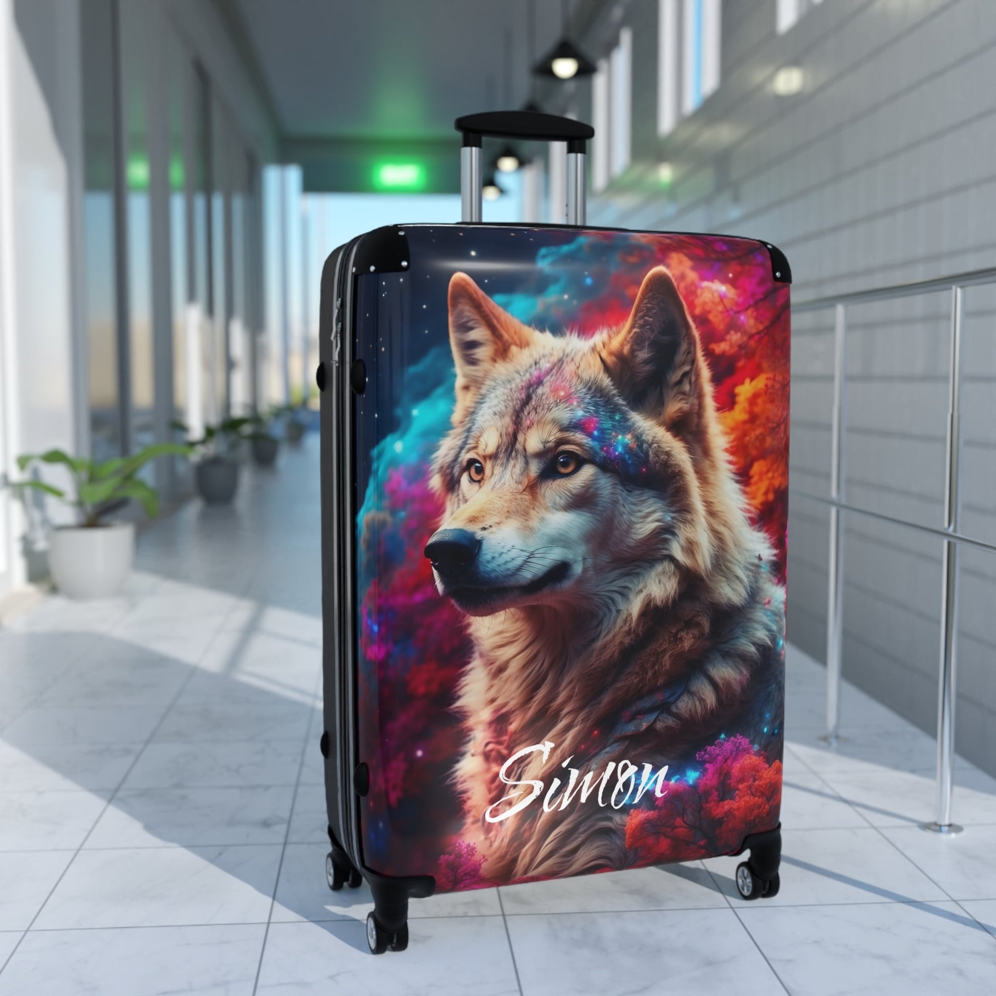 Majestic Wolf Galaxy Design - Bags