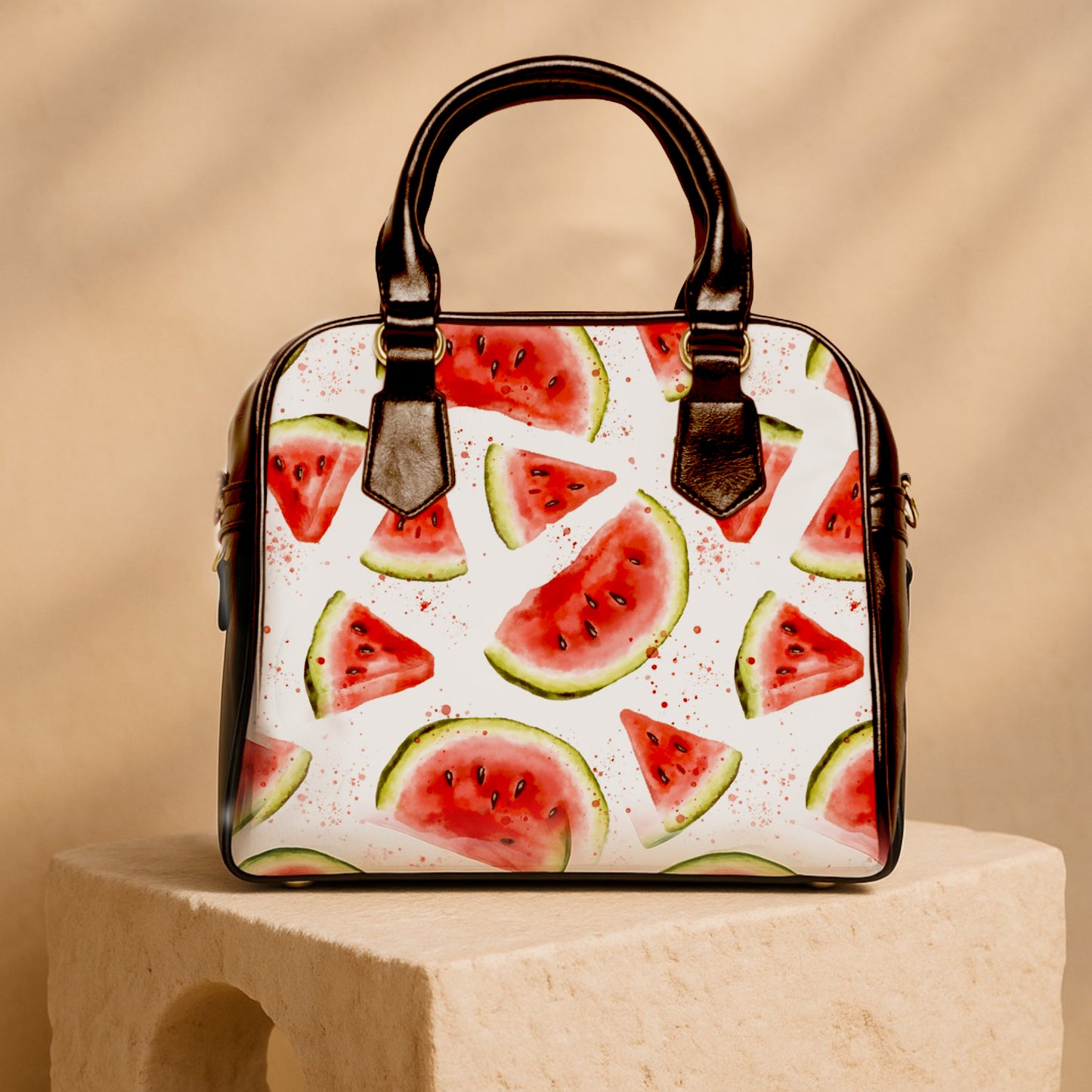 Shoulder Handbag- Sweet Melon