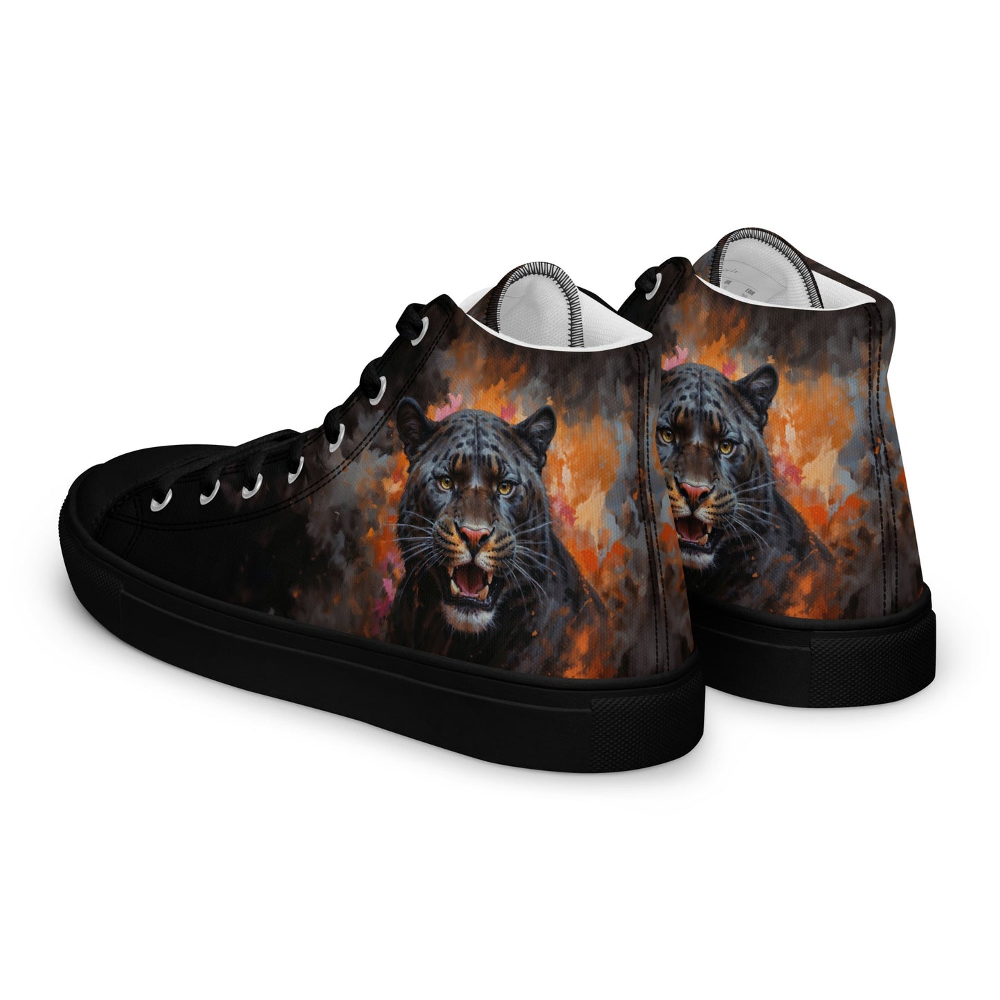 Men’s high top canvas shoes - BLack Panther - Shoes