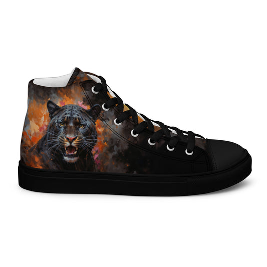 Men’s high top canvas shoes - BLack Panther - 5 - Shoes